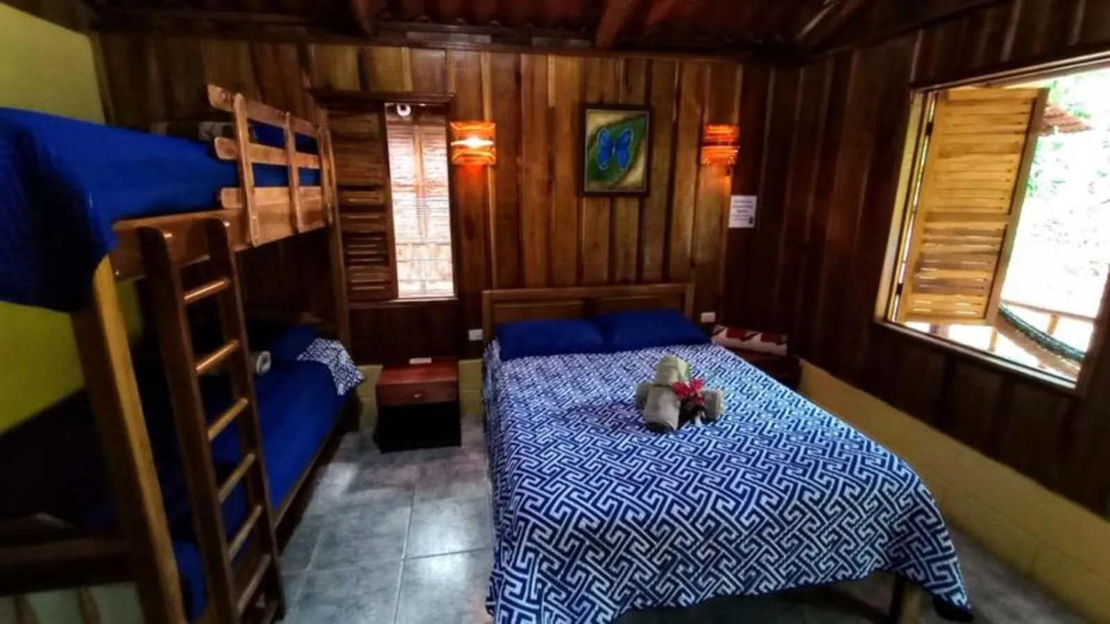 Bed in Recreo Verde Hot Springs & Spa