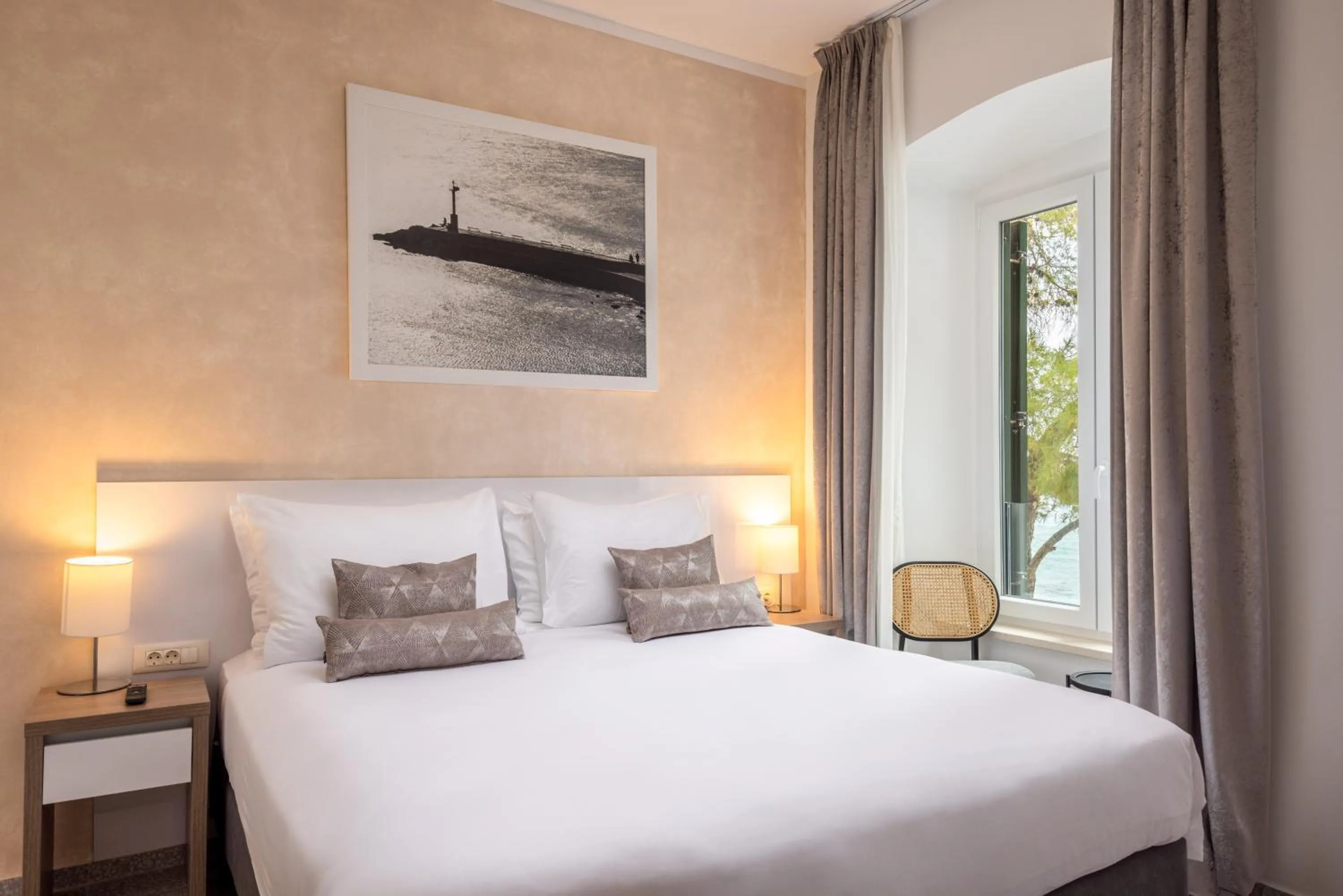 Bedroom, Bed in Maistra Select Mlini Hotel