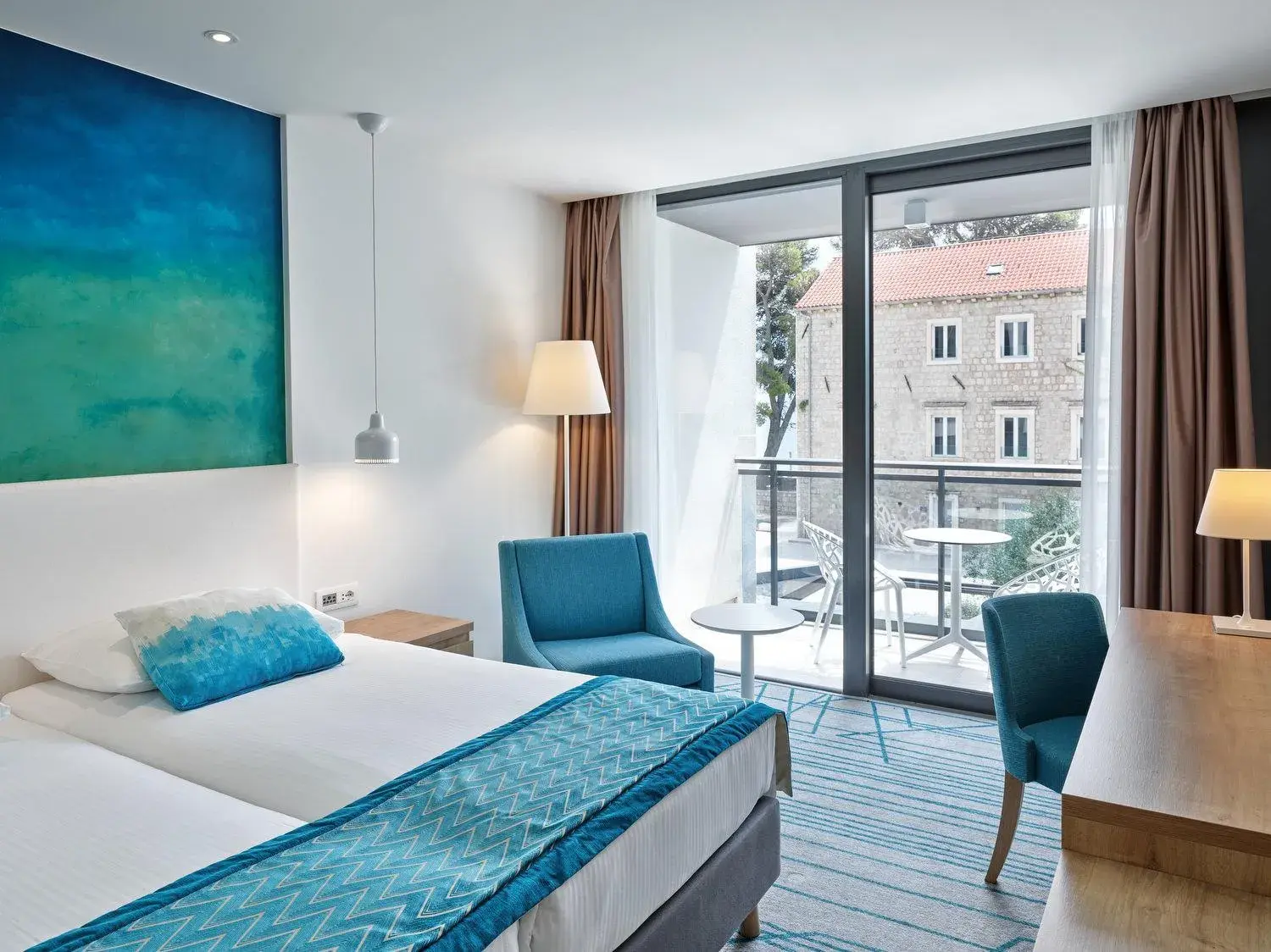 Bed in Maistra Select Mlini Hotel Bed in Maistra Select Mlini Hotel