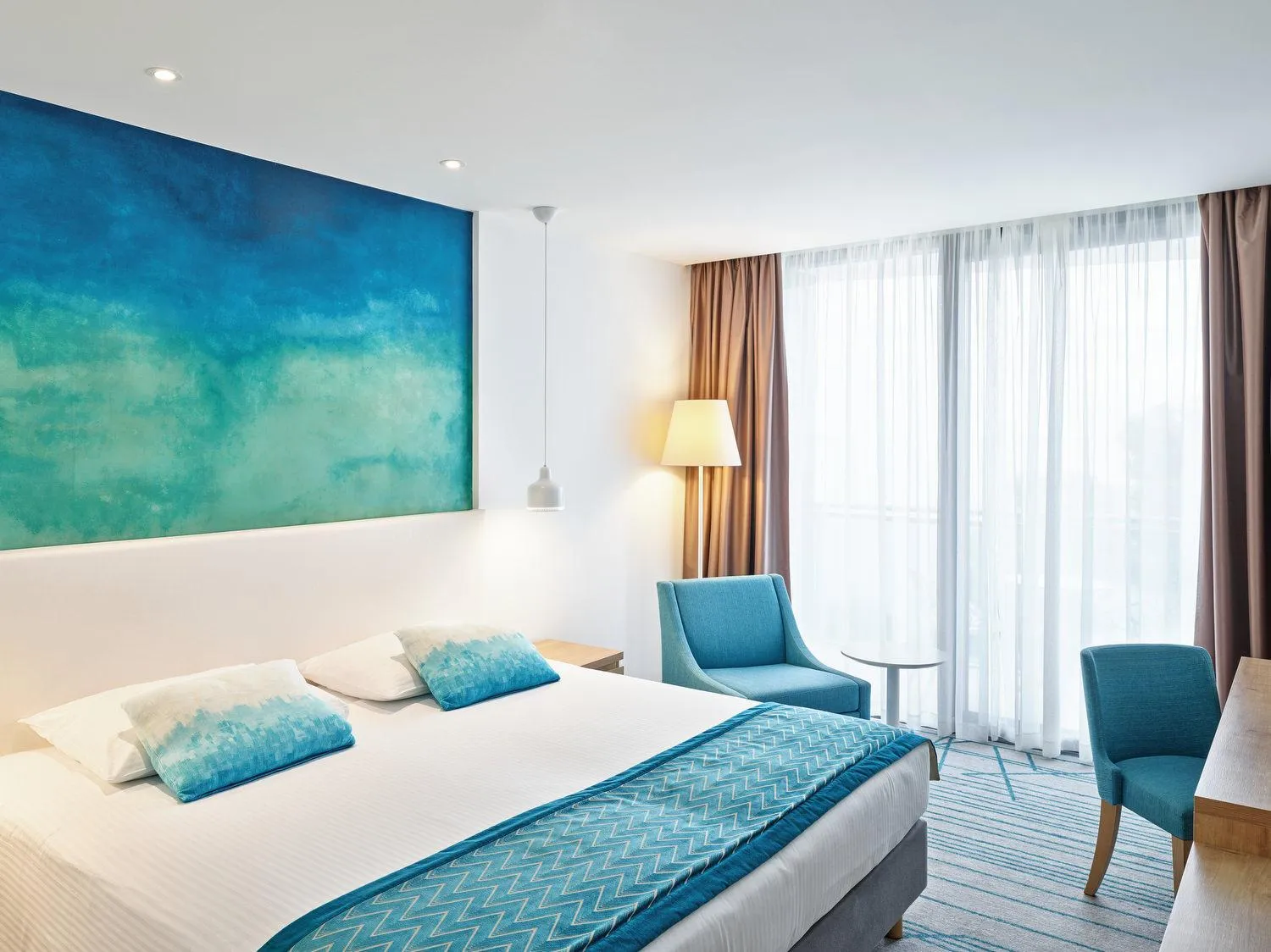 Bed in Maistra Select Mlini Hotel