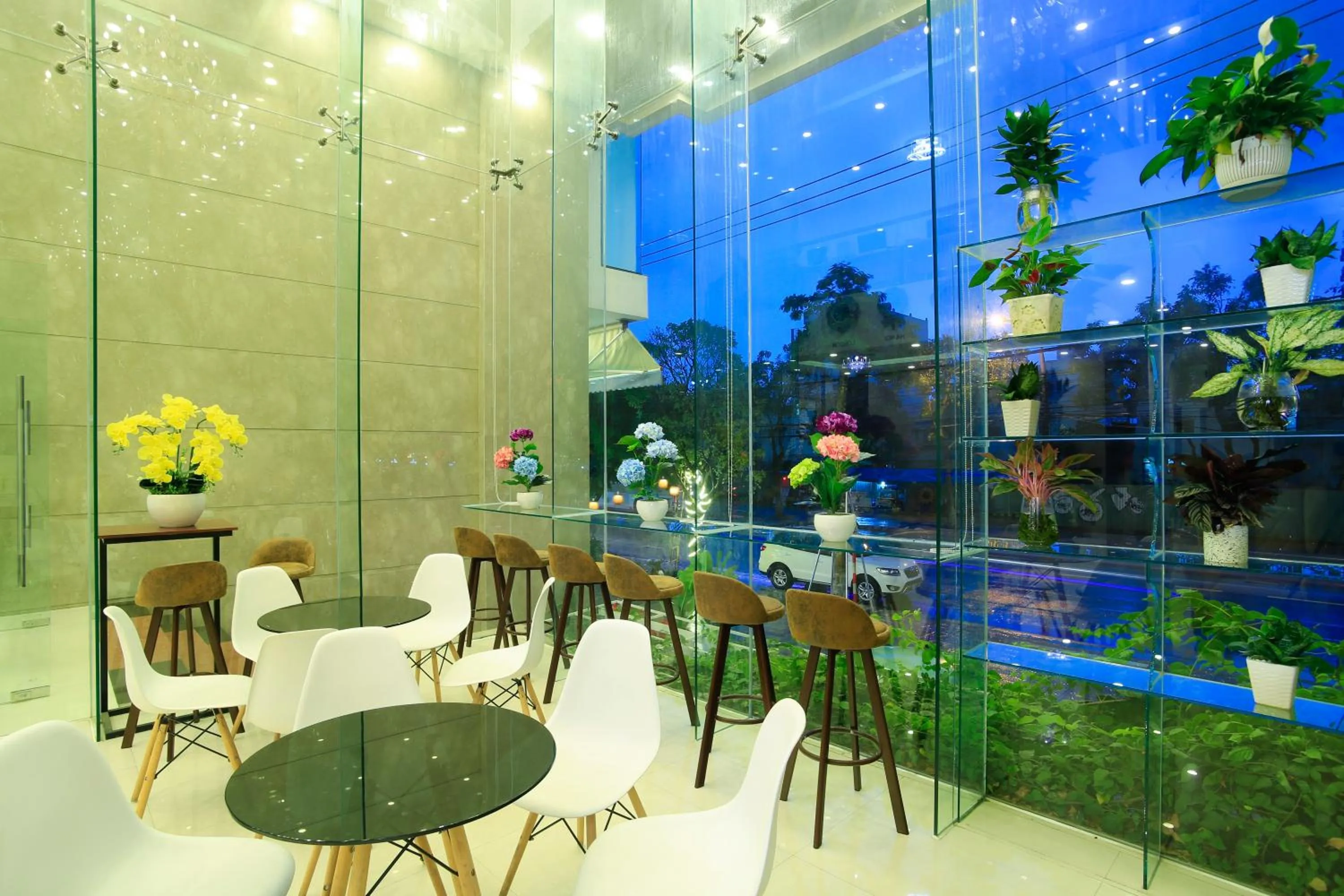 Night in Golden Light Da Nang Hotel