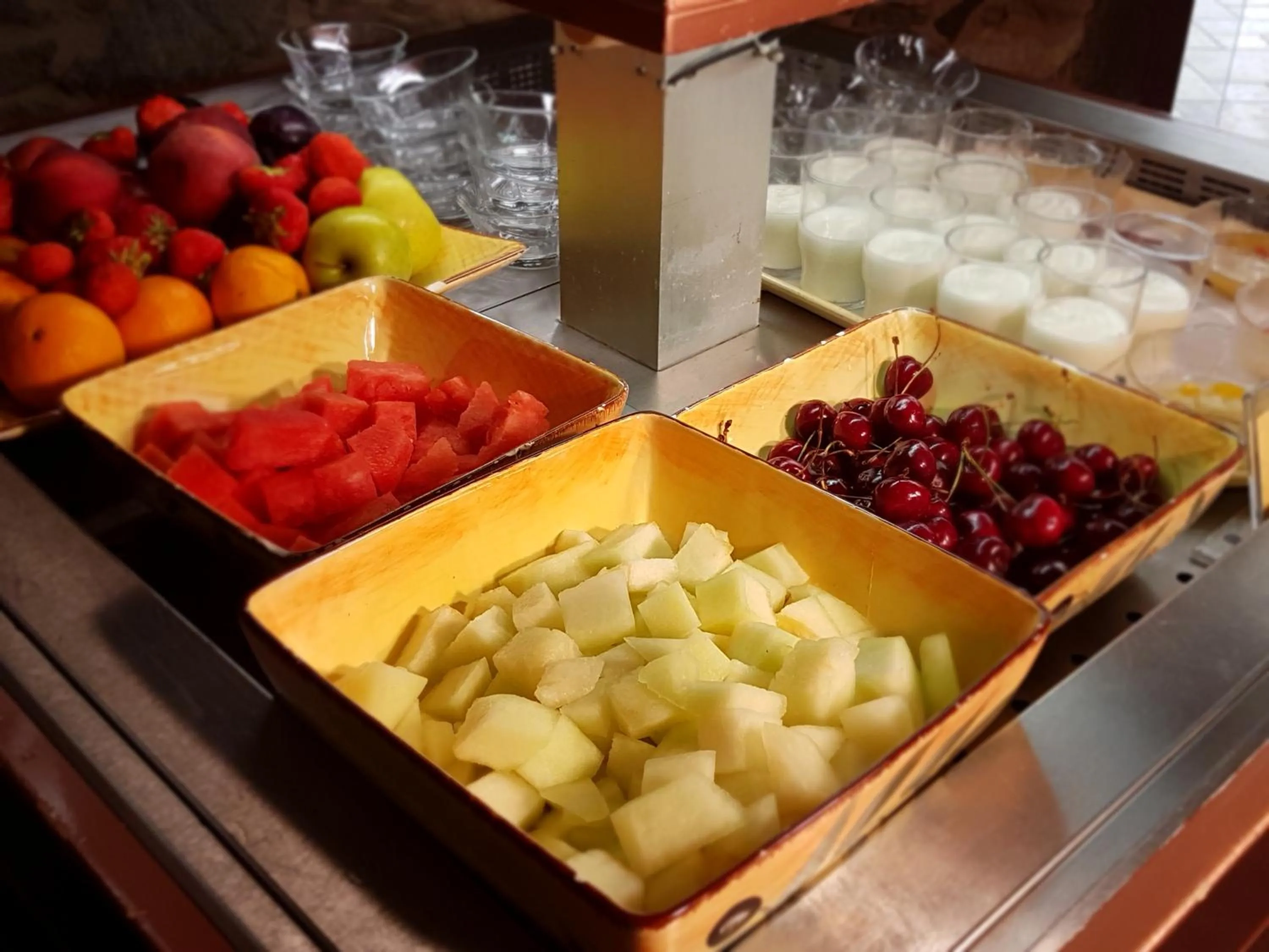 Buffet breakfast in Hotel Castell Blanc