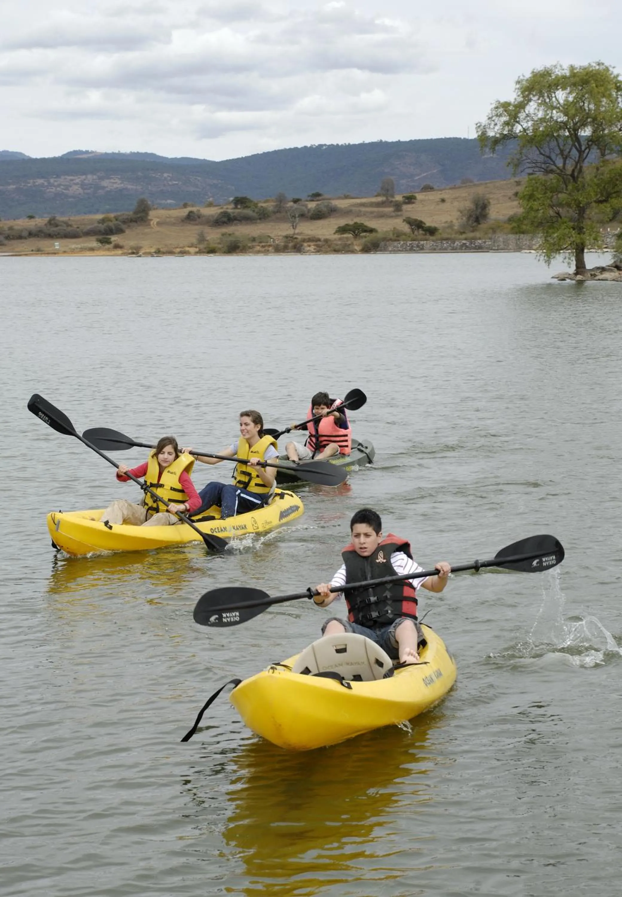 Canoeing in Hotel El Remanso Tapalpa