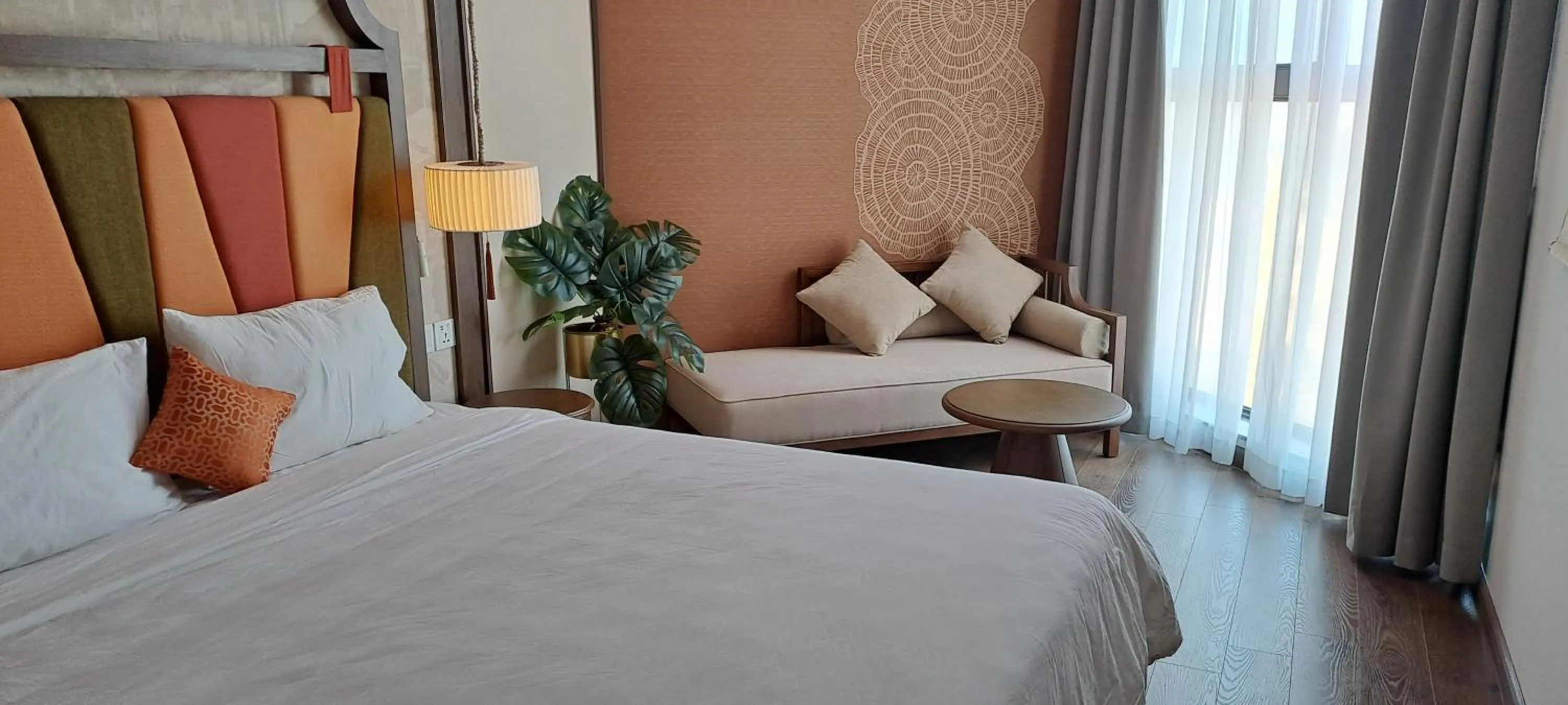 Bed in Apec Mandala Mui Ne Beach Studio