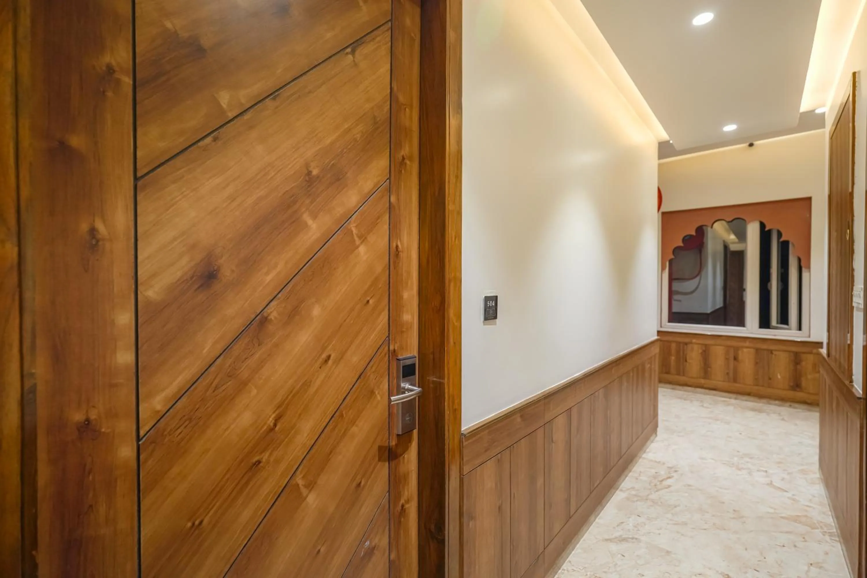 Lobby or reception in Hotel RV Golden A Few Steps from Golden Temple