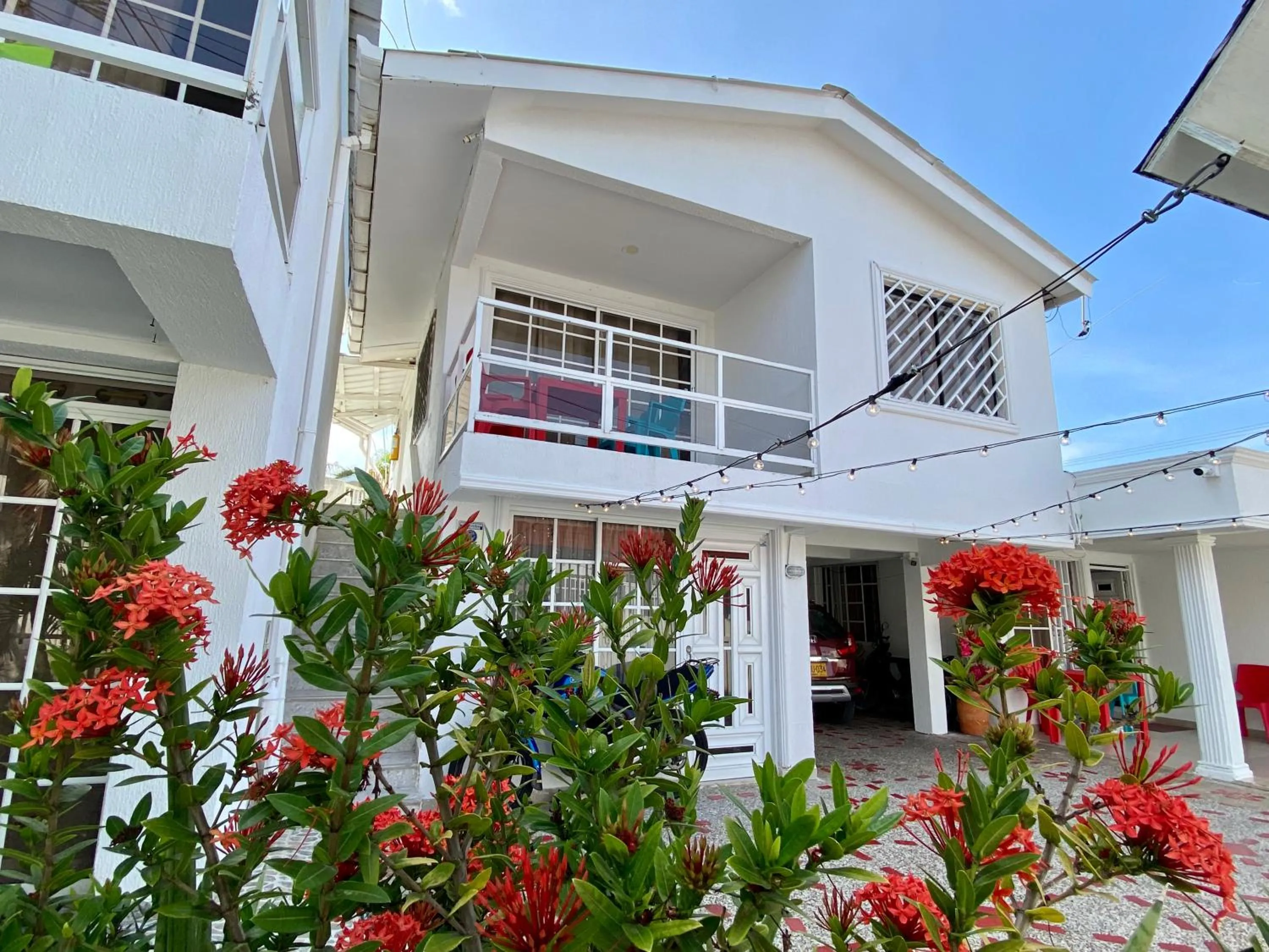 Garden view in Posada Vasquez Oviedo