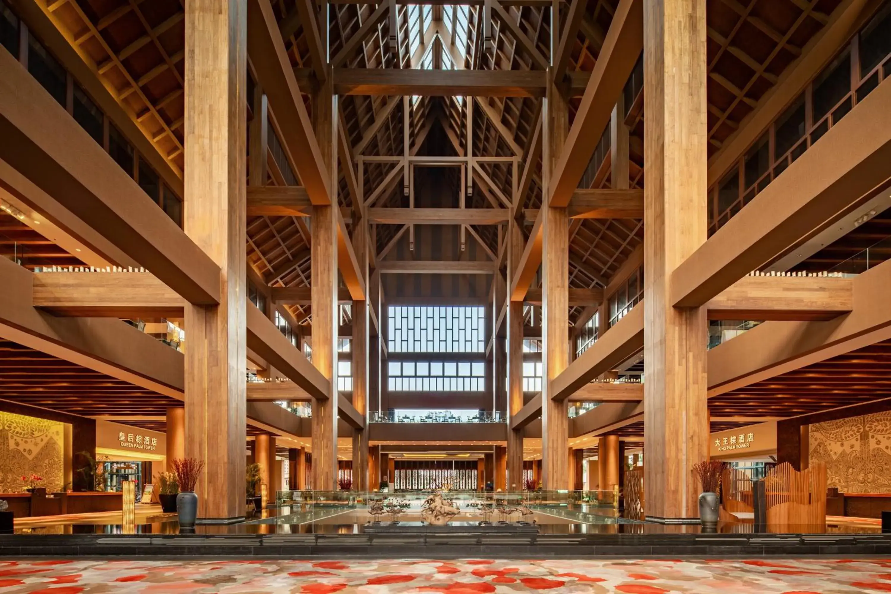 Lobby or reception in Mangrove Tree Resort World Sanya Bay- Queen Palm Towers Lobby or reception in Mangrove Tree Resort World Sanya Bay- Queen Palm Towers