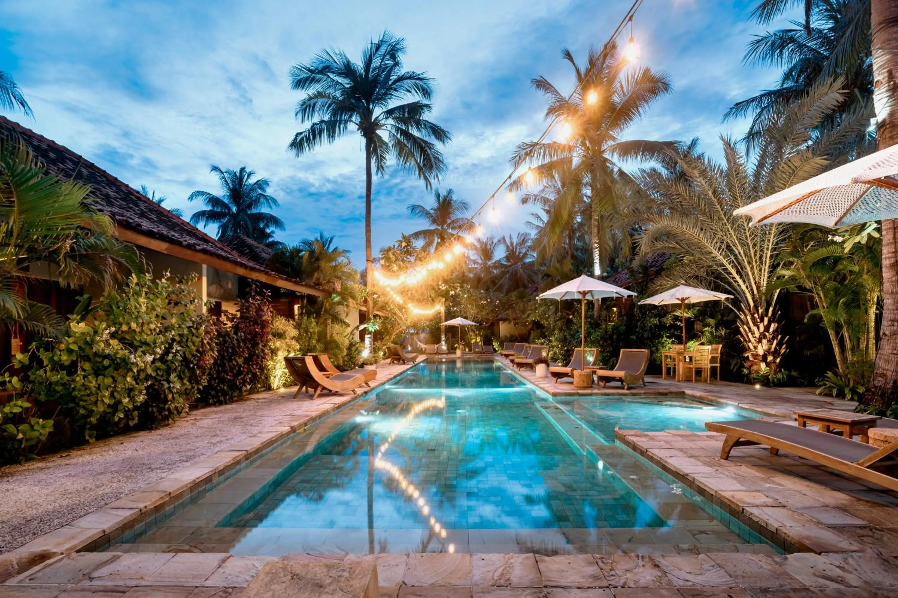 Swimming pool in Belukar Villas