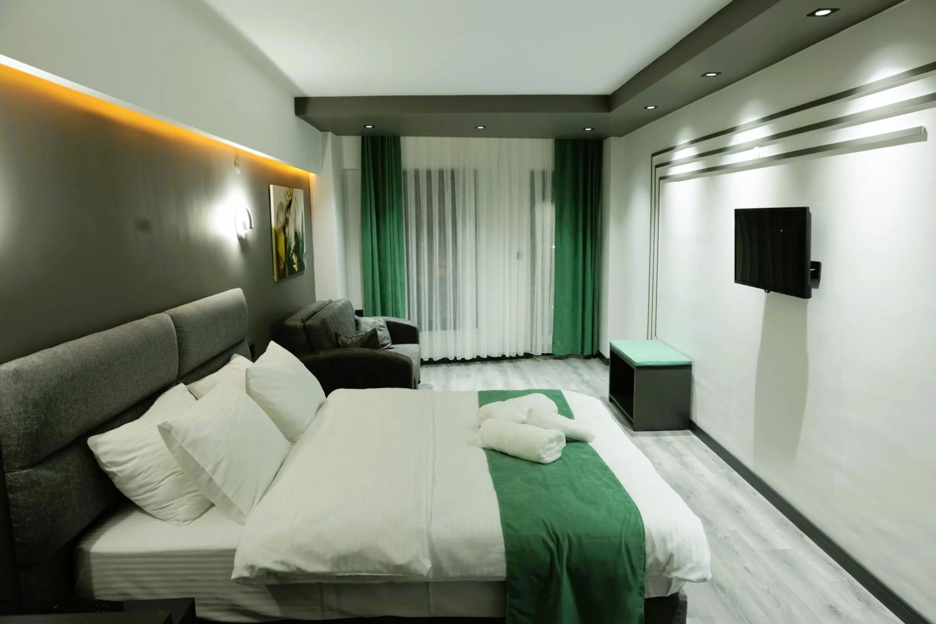 Bedroom, Bed in Aybek Ratio Hotel