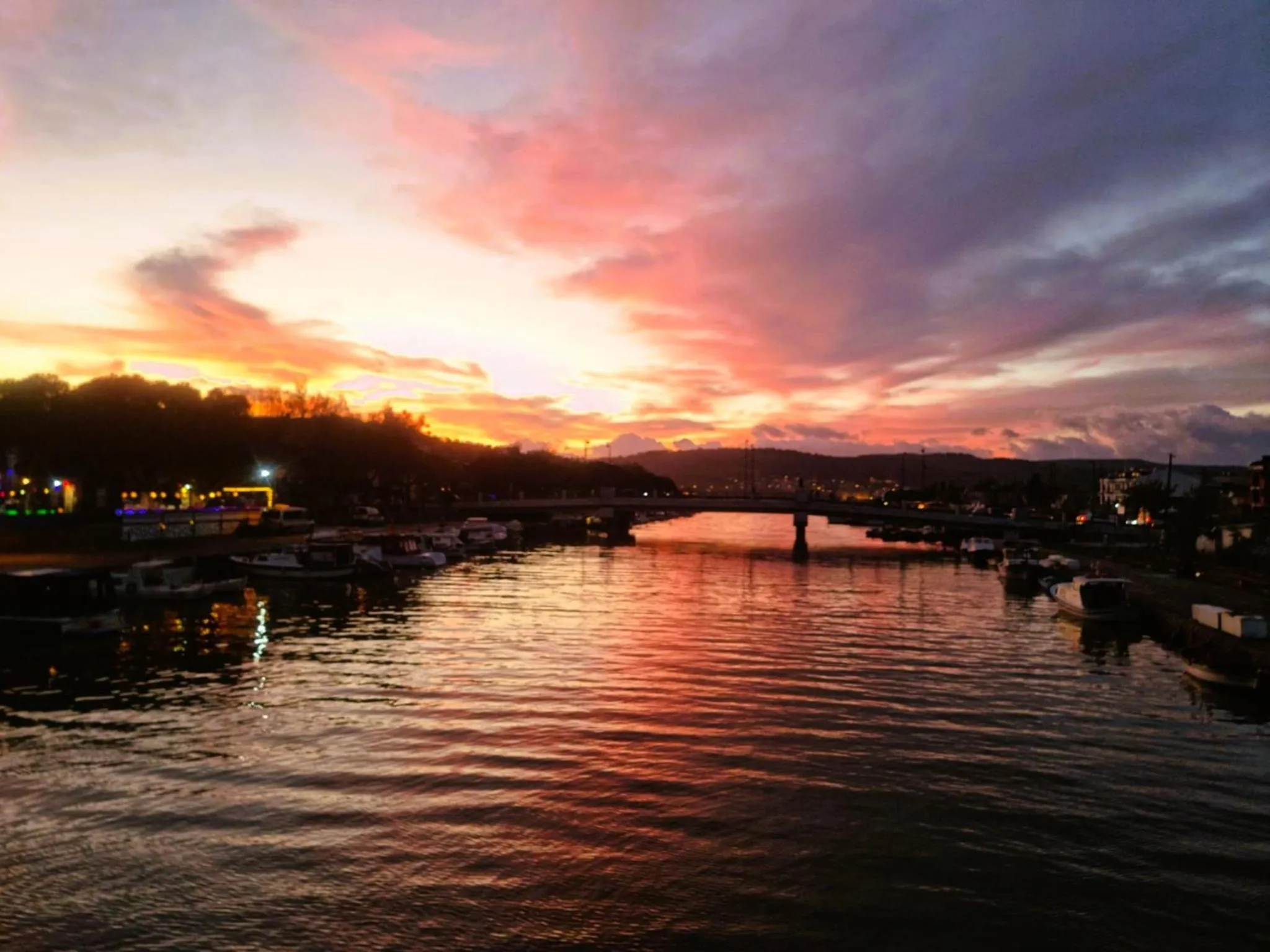 Sunset in Aybek Ratio Hotel