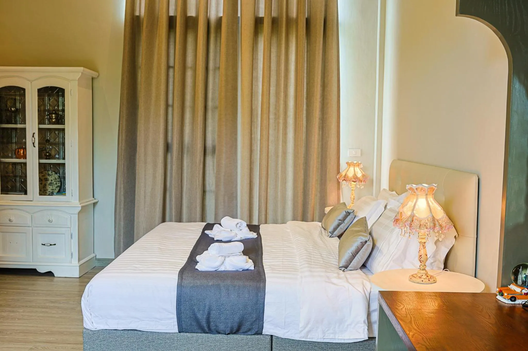 Bed in Phuping Valley Resort