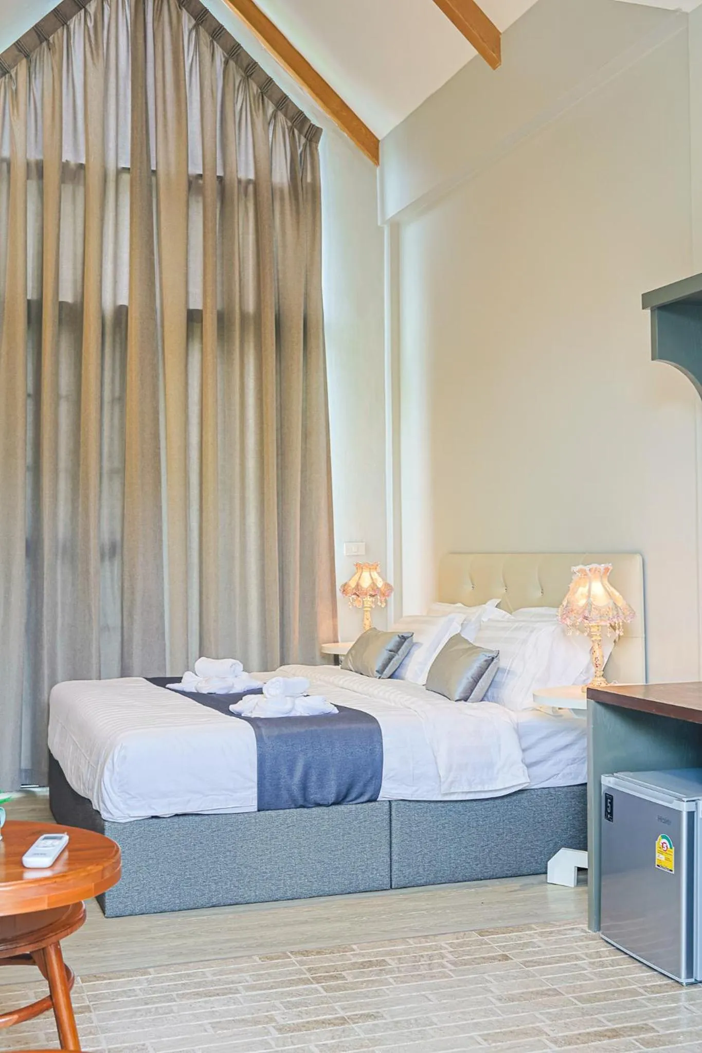 Bed in Phuping Valley Resort