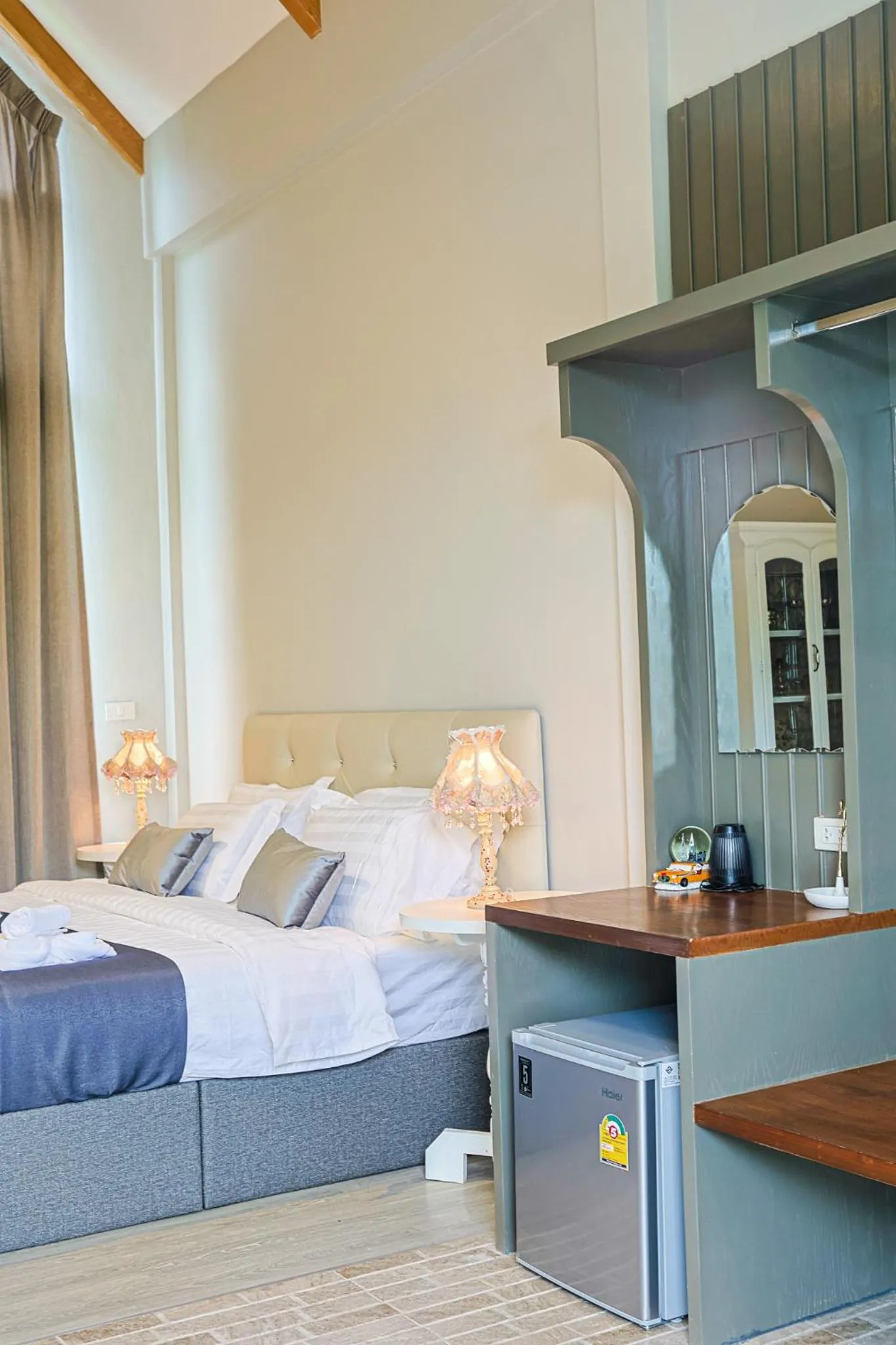 Bed in Phuping Valley Resort