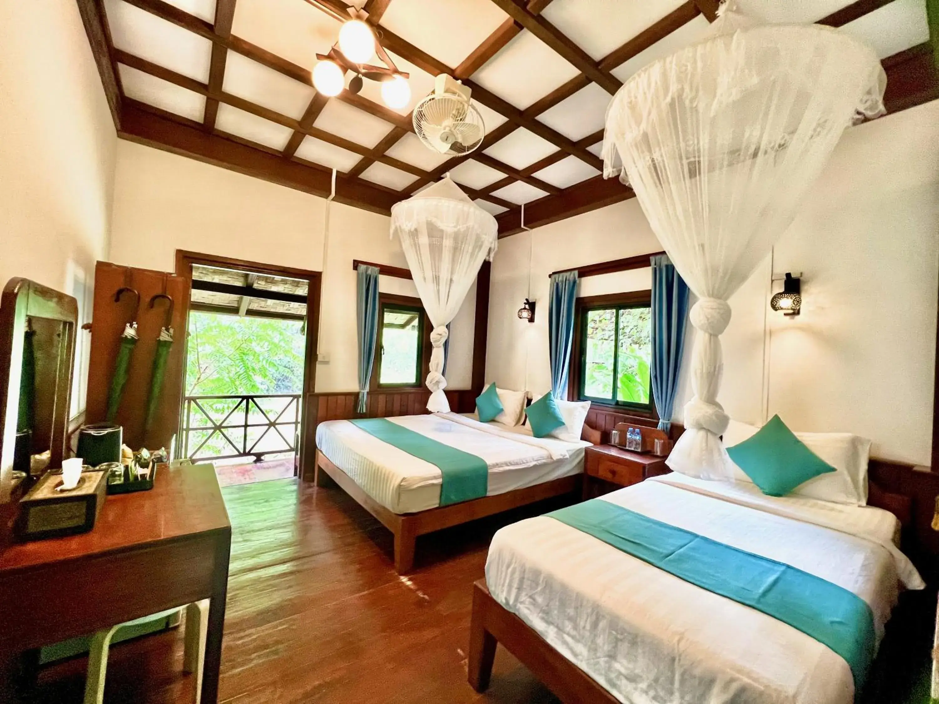 Triple Bungalow with River View in SpringRiver Resort Triple Bungalow with River View in SpringRiver Resort