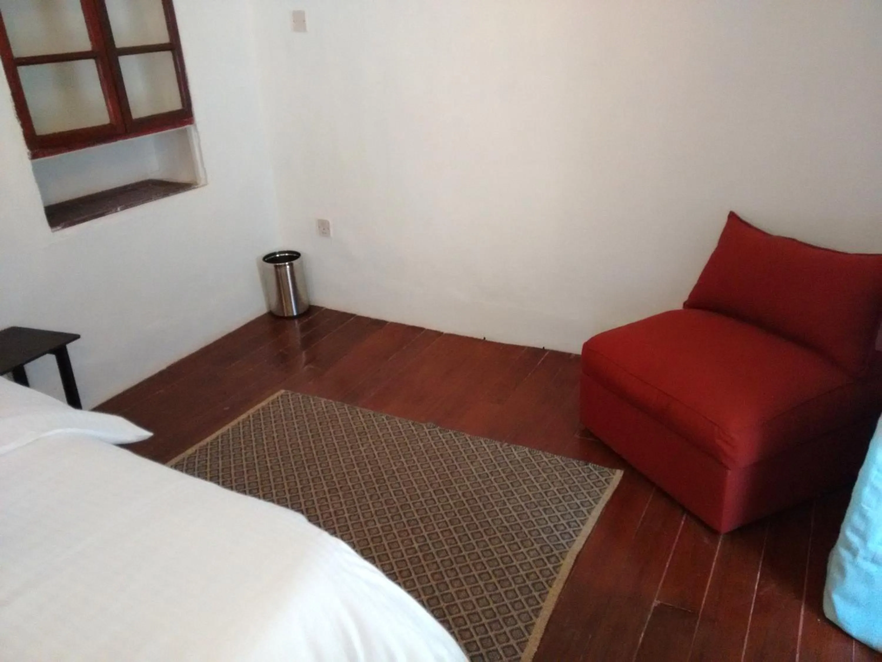 Decorative detail, Bed in The Old Quarter Hostel