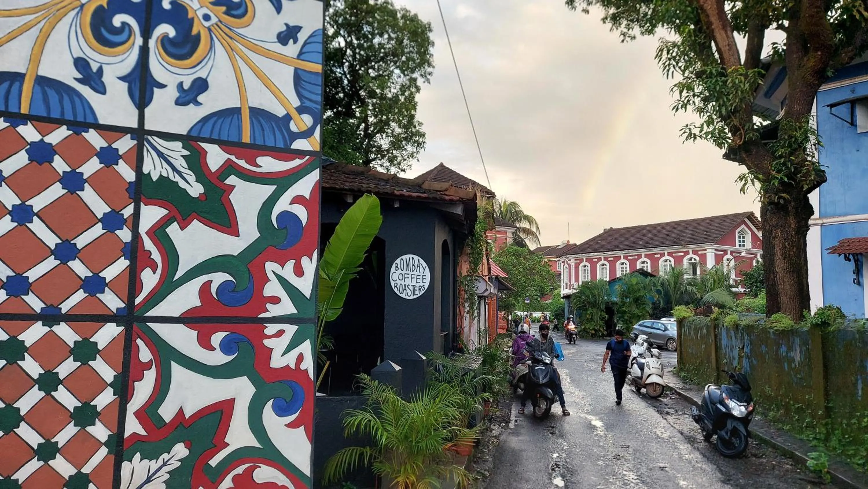 Street view in The Old Quarter Hostel