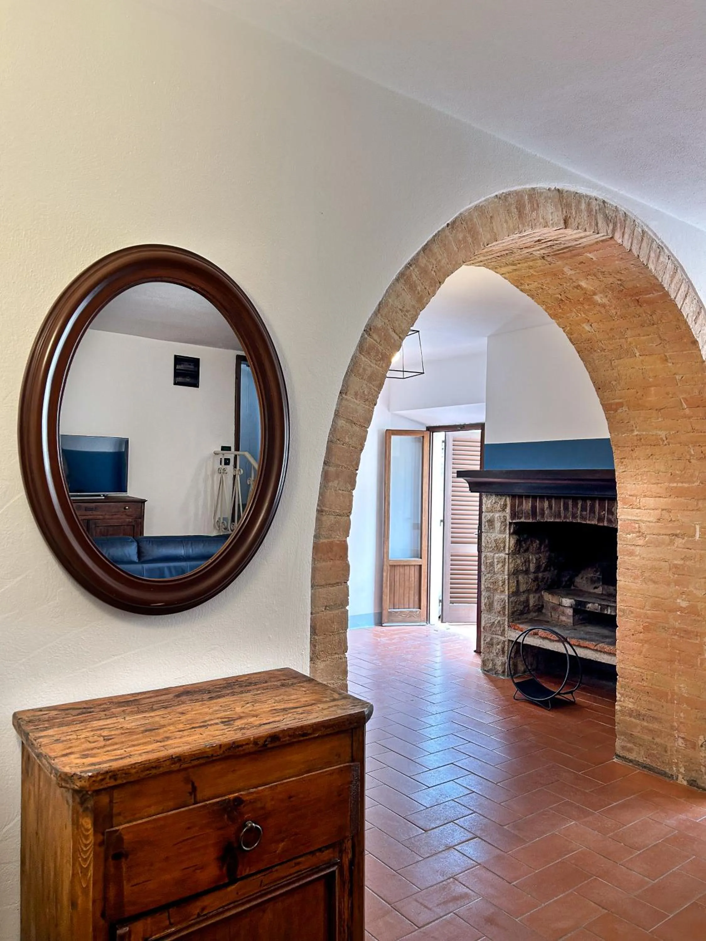 Living room in Villa Mucellena