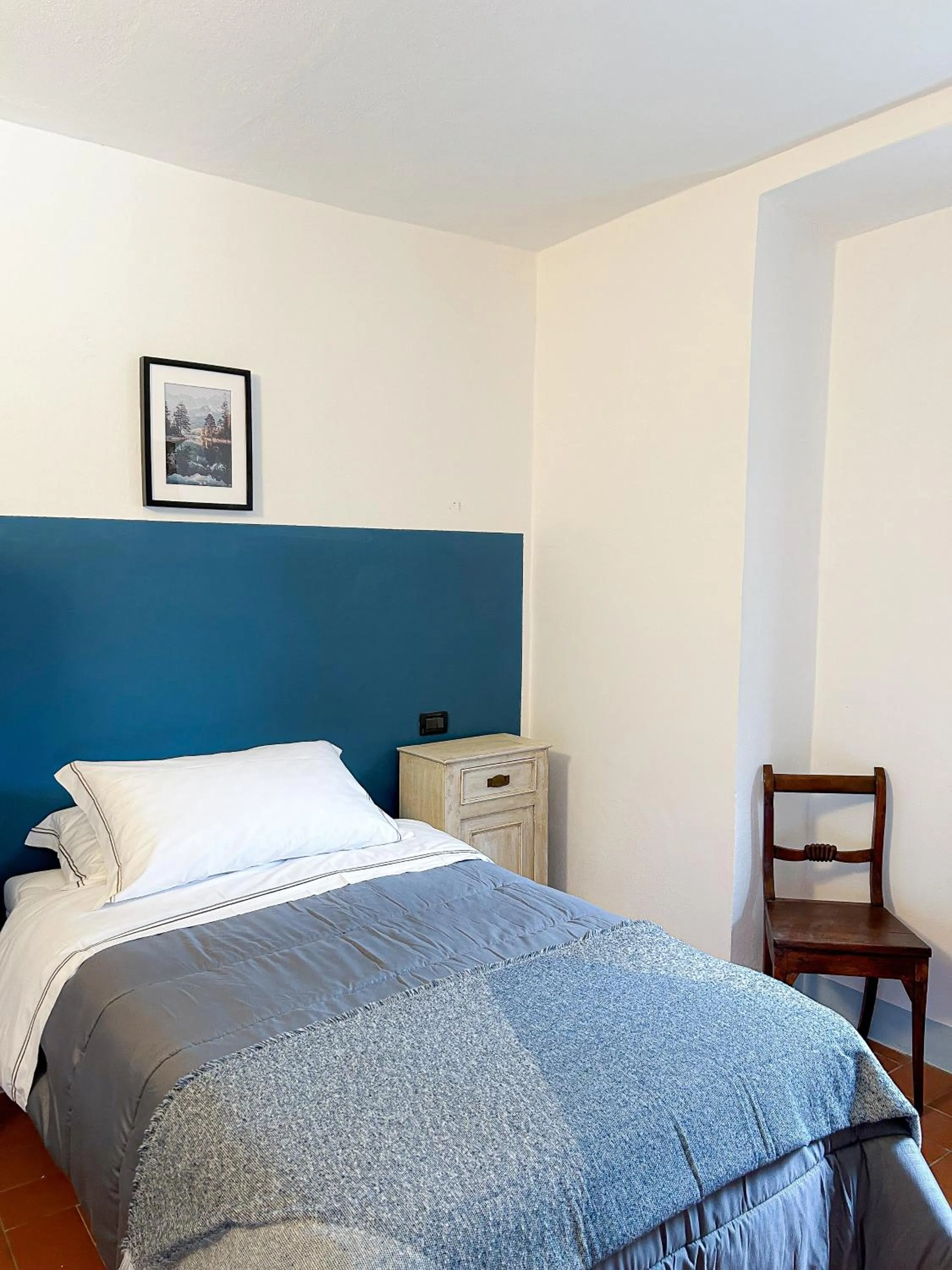 Bedroom, Bed in Villa Mucellena