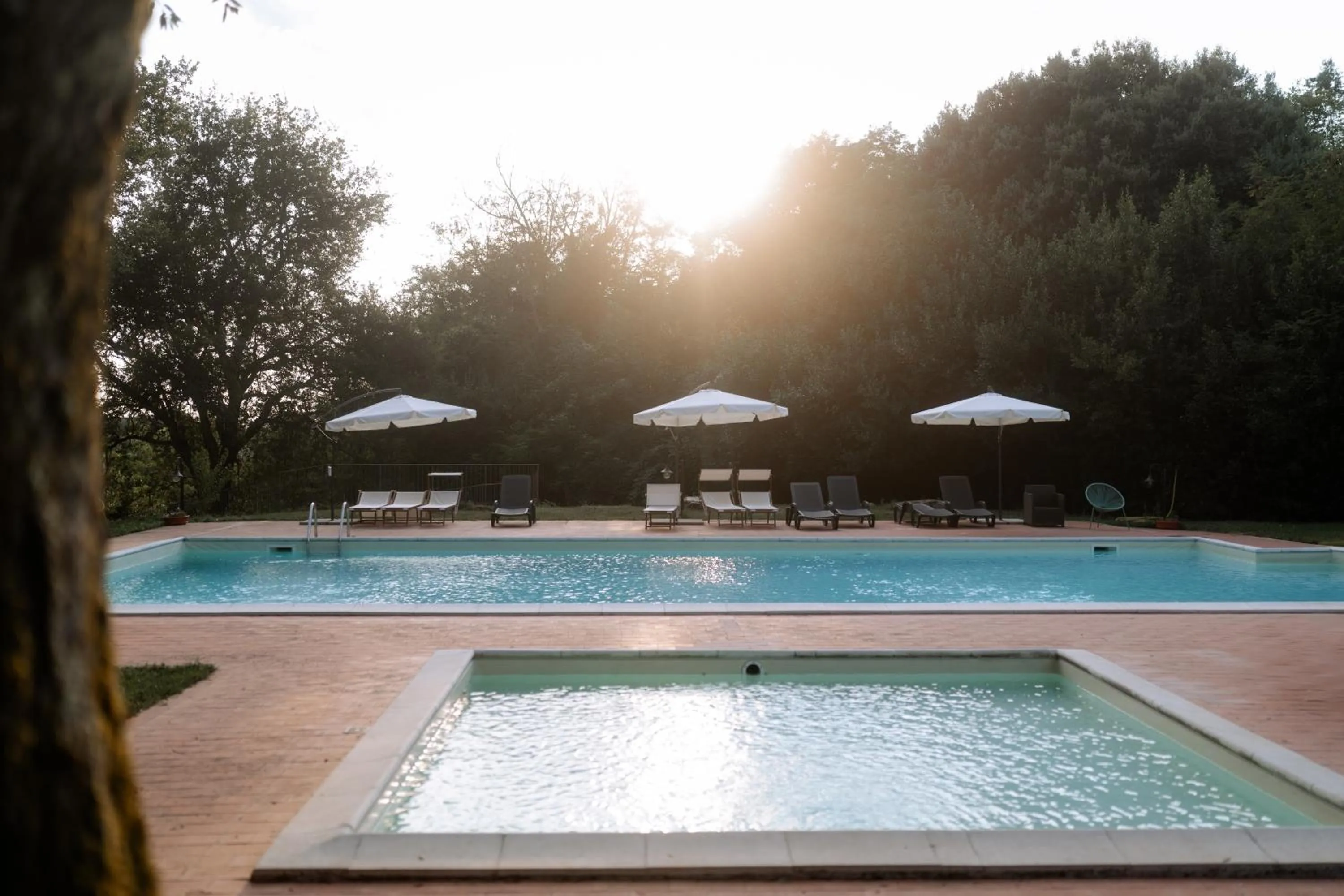 Swimming pool in Villa Mucellena