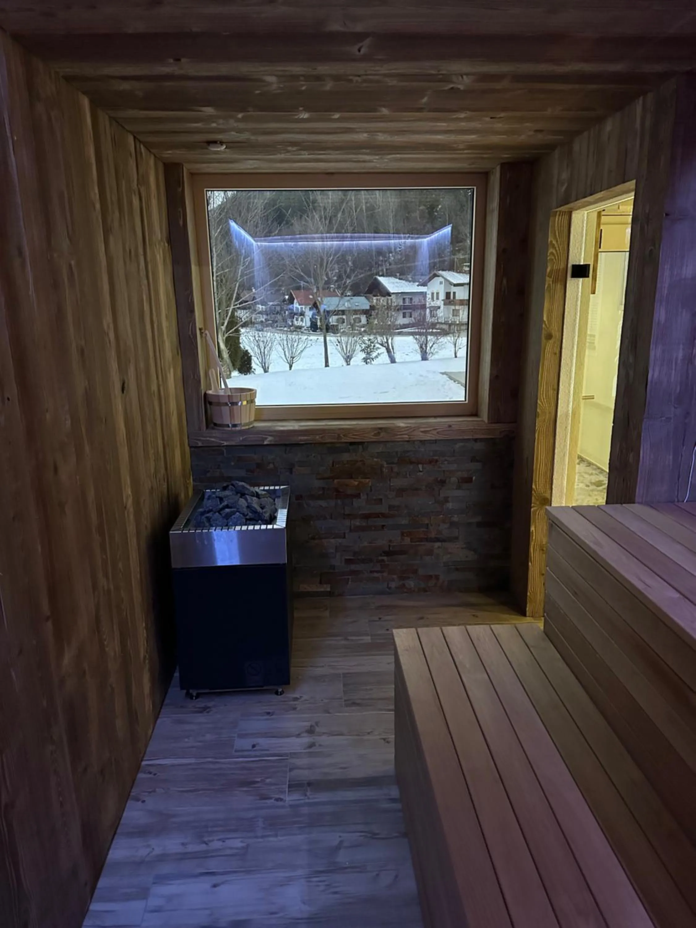 Sauna in Appartement Matthias