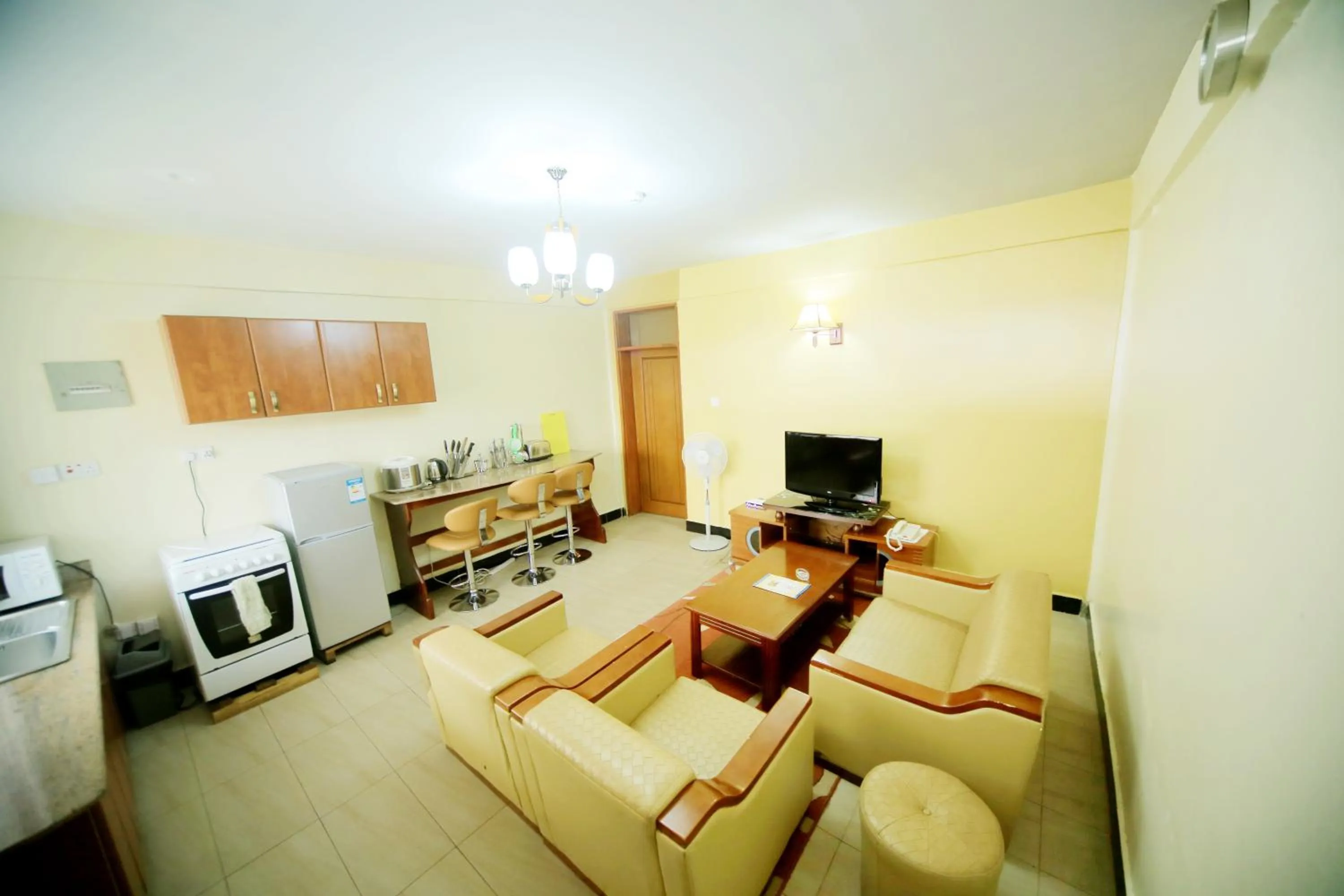 Seating area in Hotel Africana