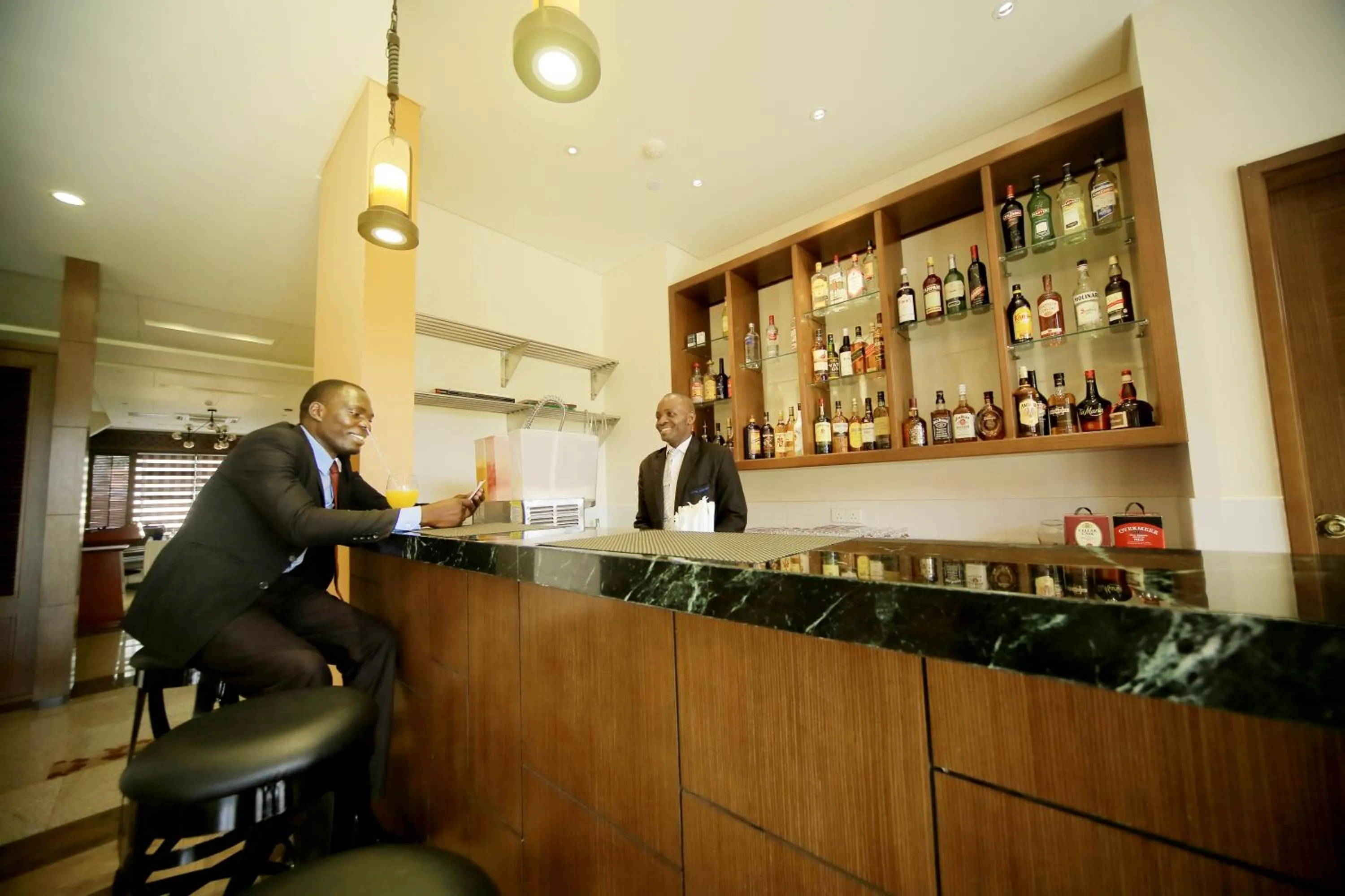 Lounge or bar in Hotel Africana