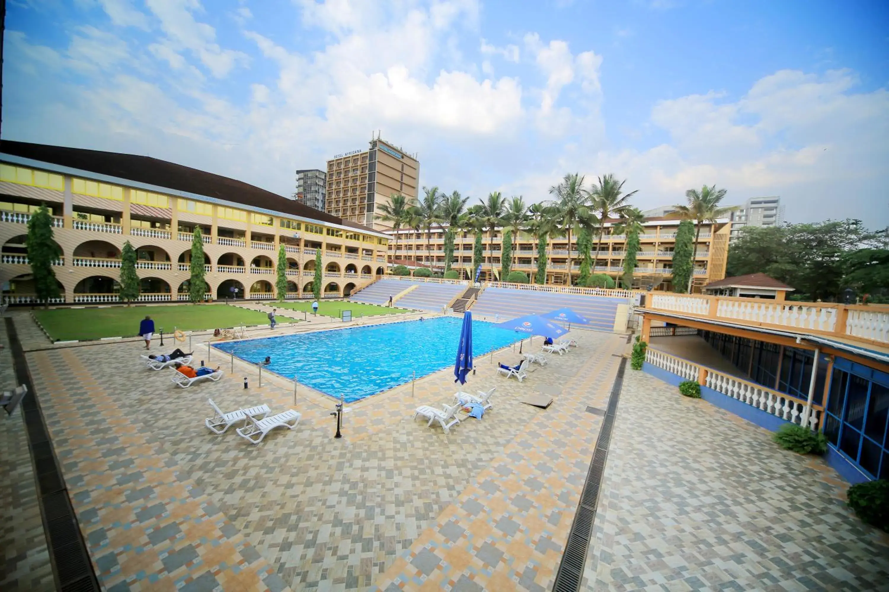 Property building in Hotel Africana Property building in Hotel Africana