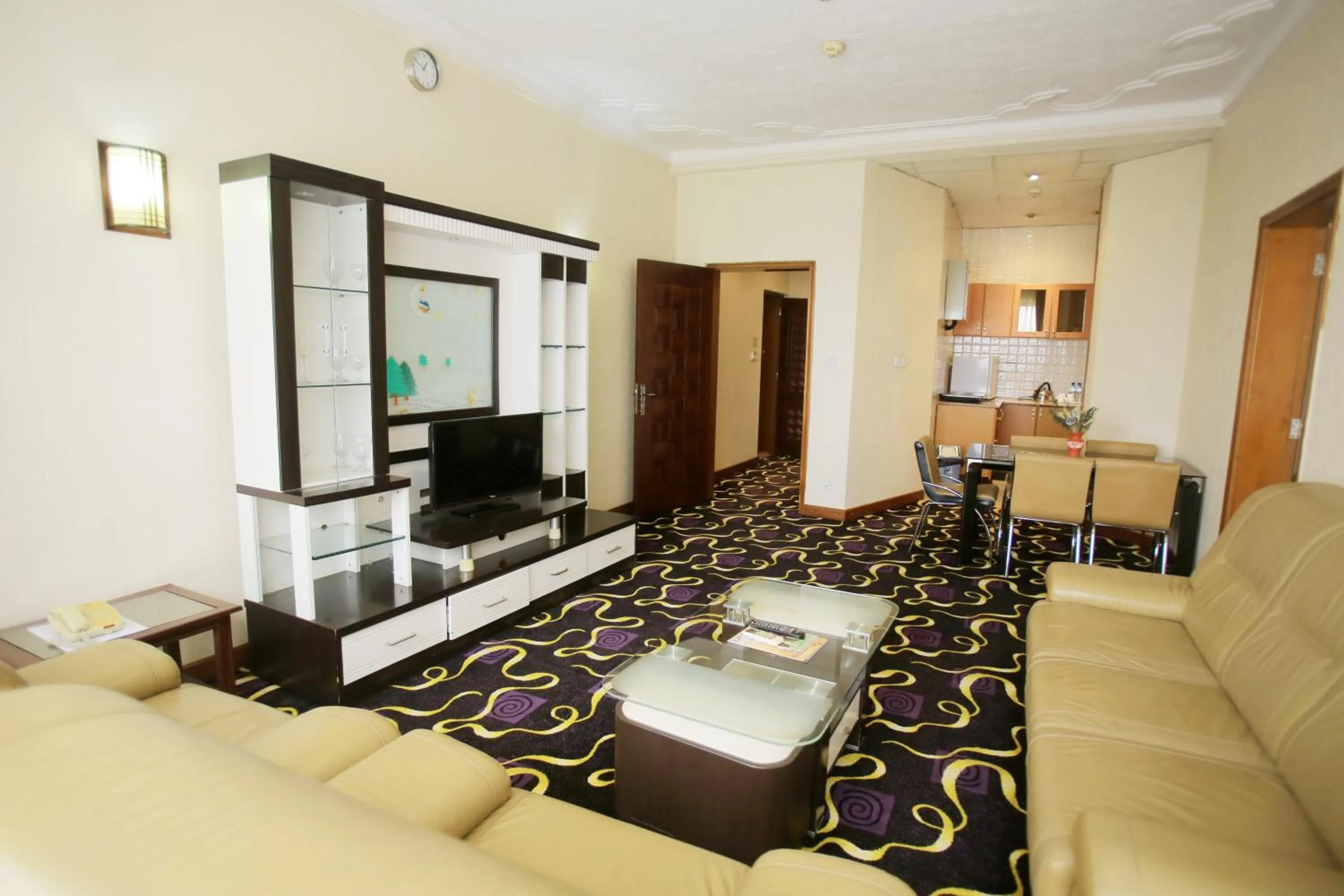 Seating area in Hotel Africana