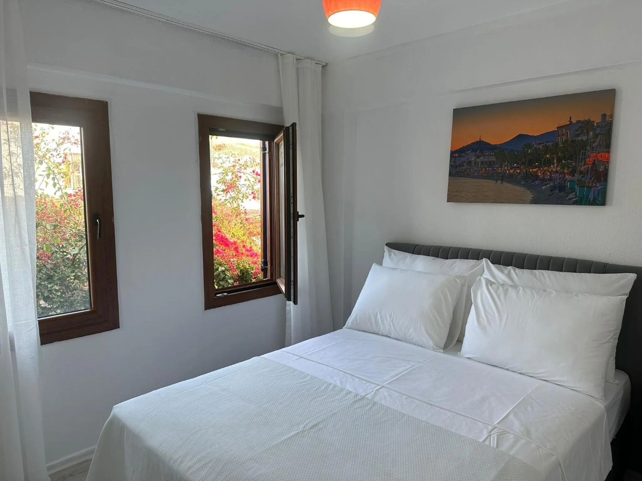 Bed in Wish Suites Bodrum Hotel