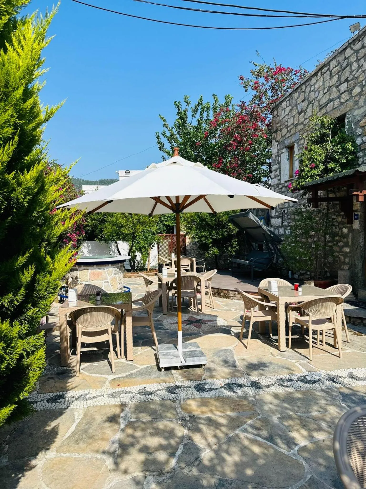 Garden view in Wish Suites Bodrum Hotel