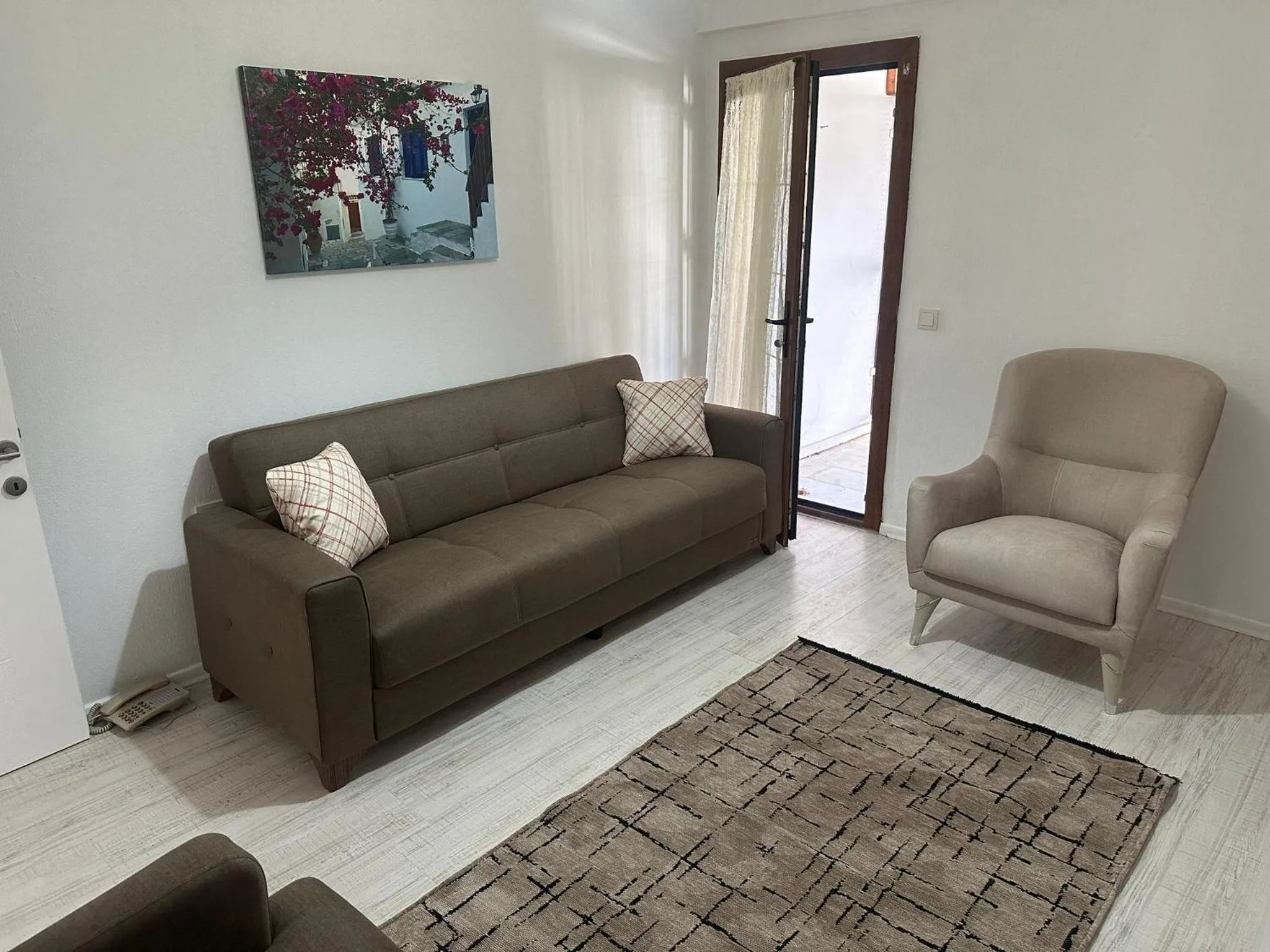 Seating area in Wish Suites Bodrum Hotel