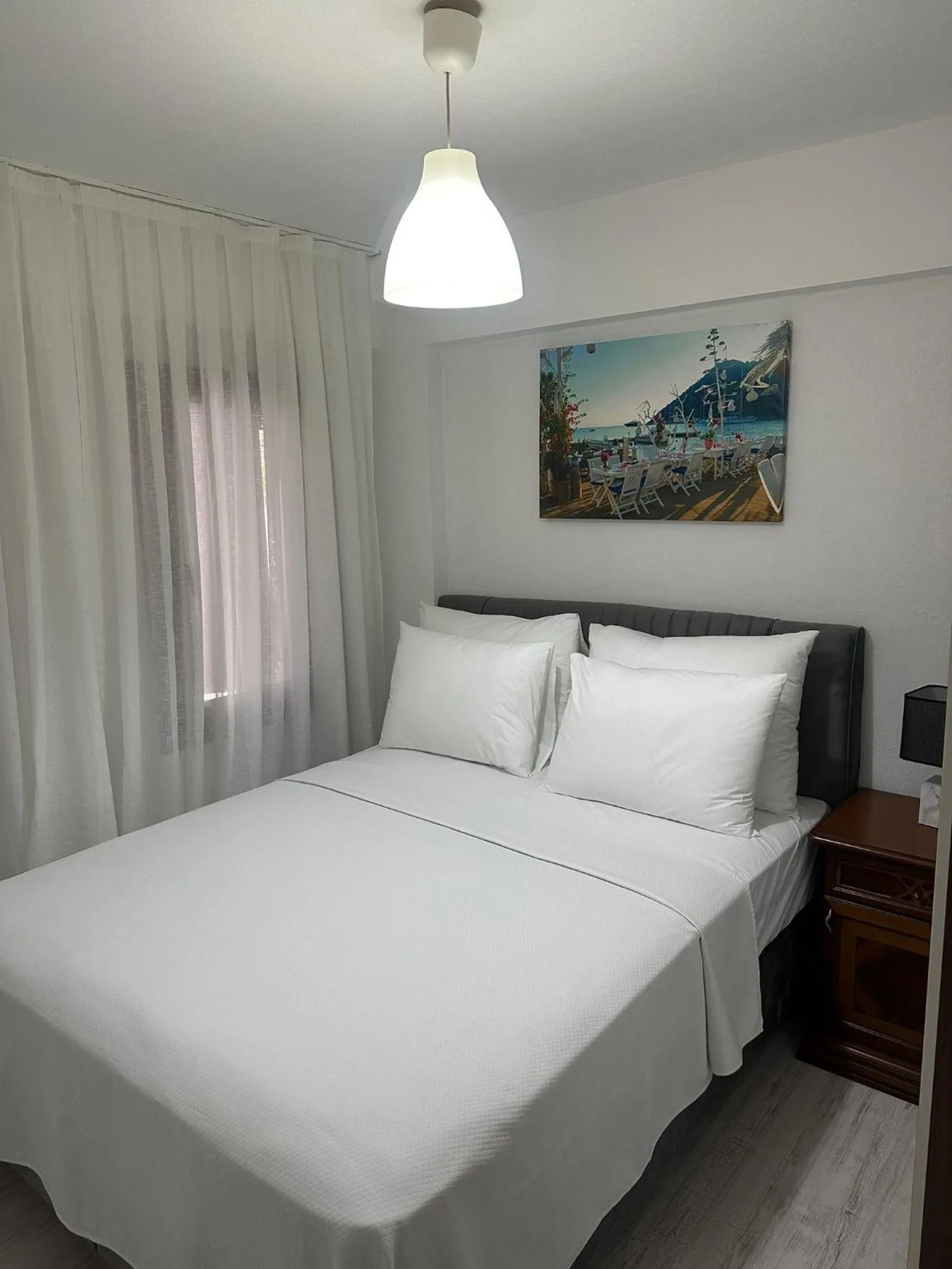 Bed in Wish Suites Bodrum Hotel