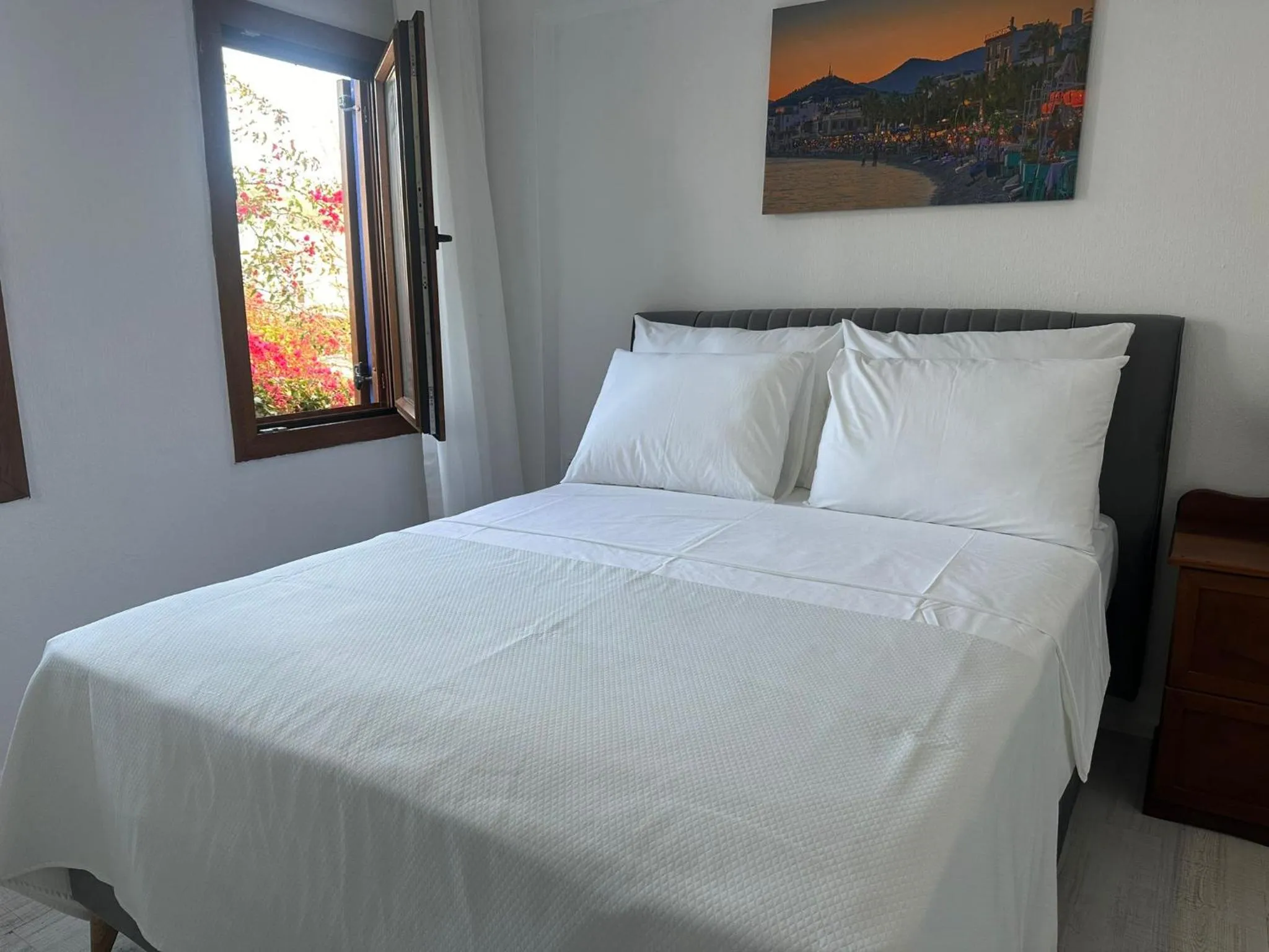Bed in Wish Suites Bodrum Hotel