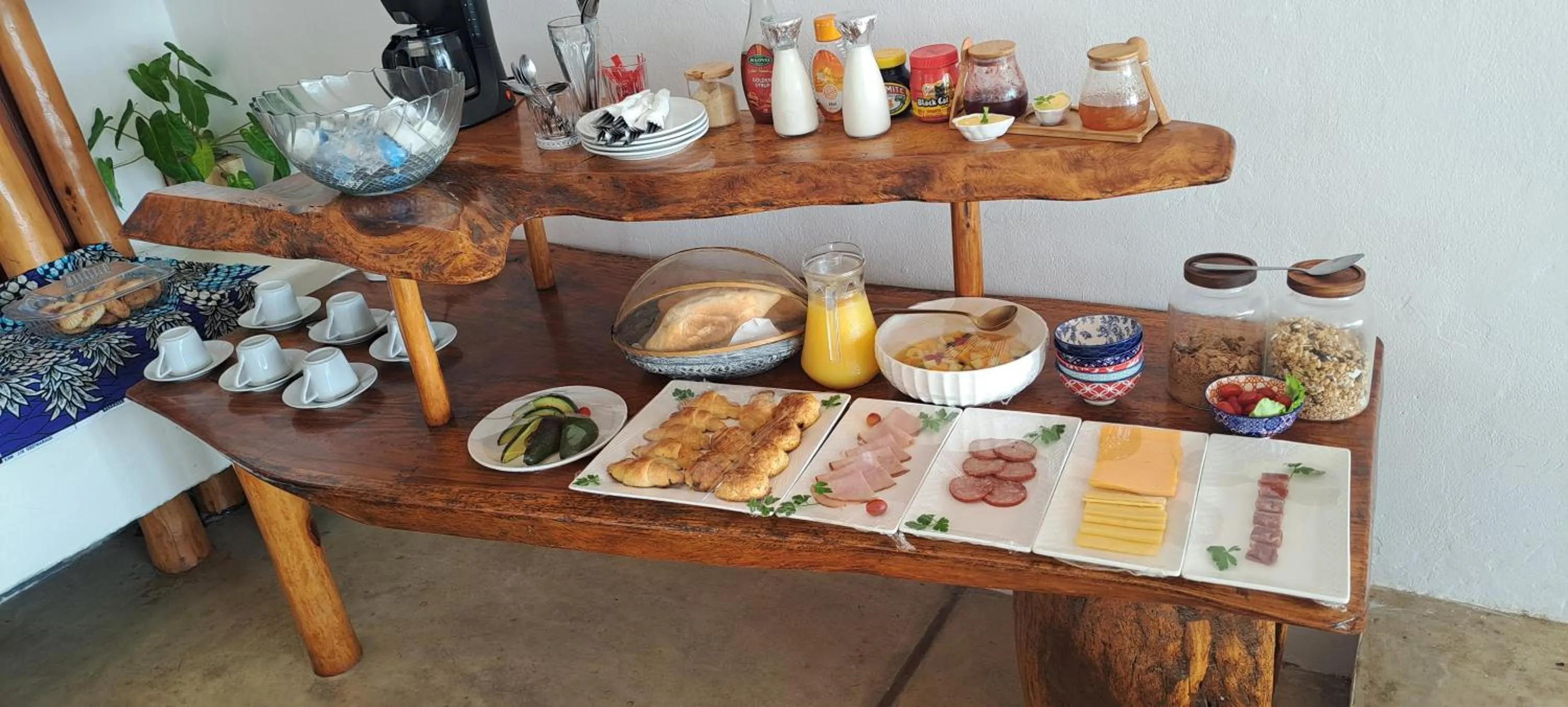 Buffet breakfast in Casa Cabana Beach