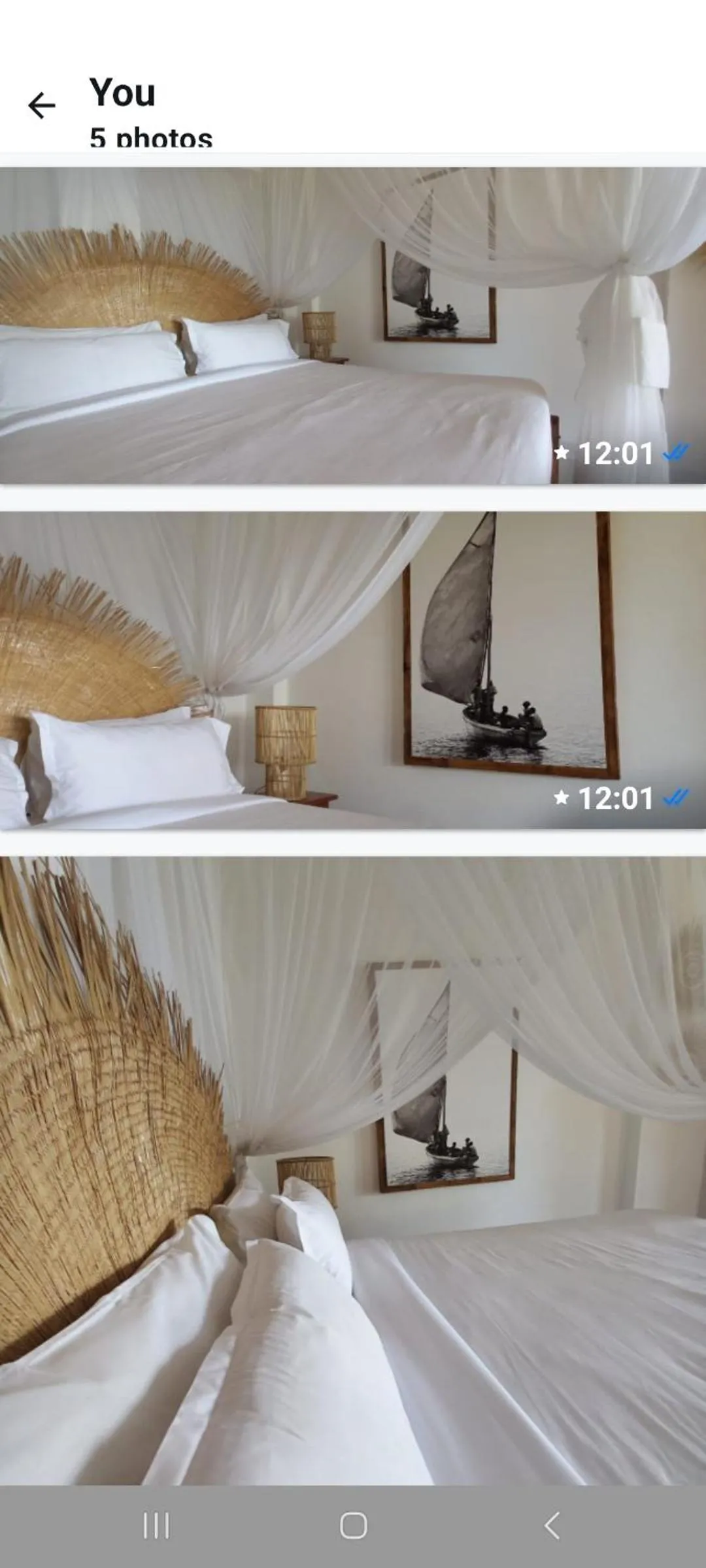 Bed in Casa Cabana Beach