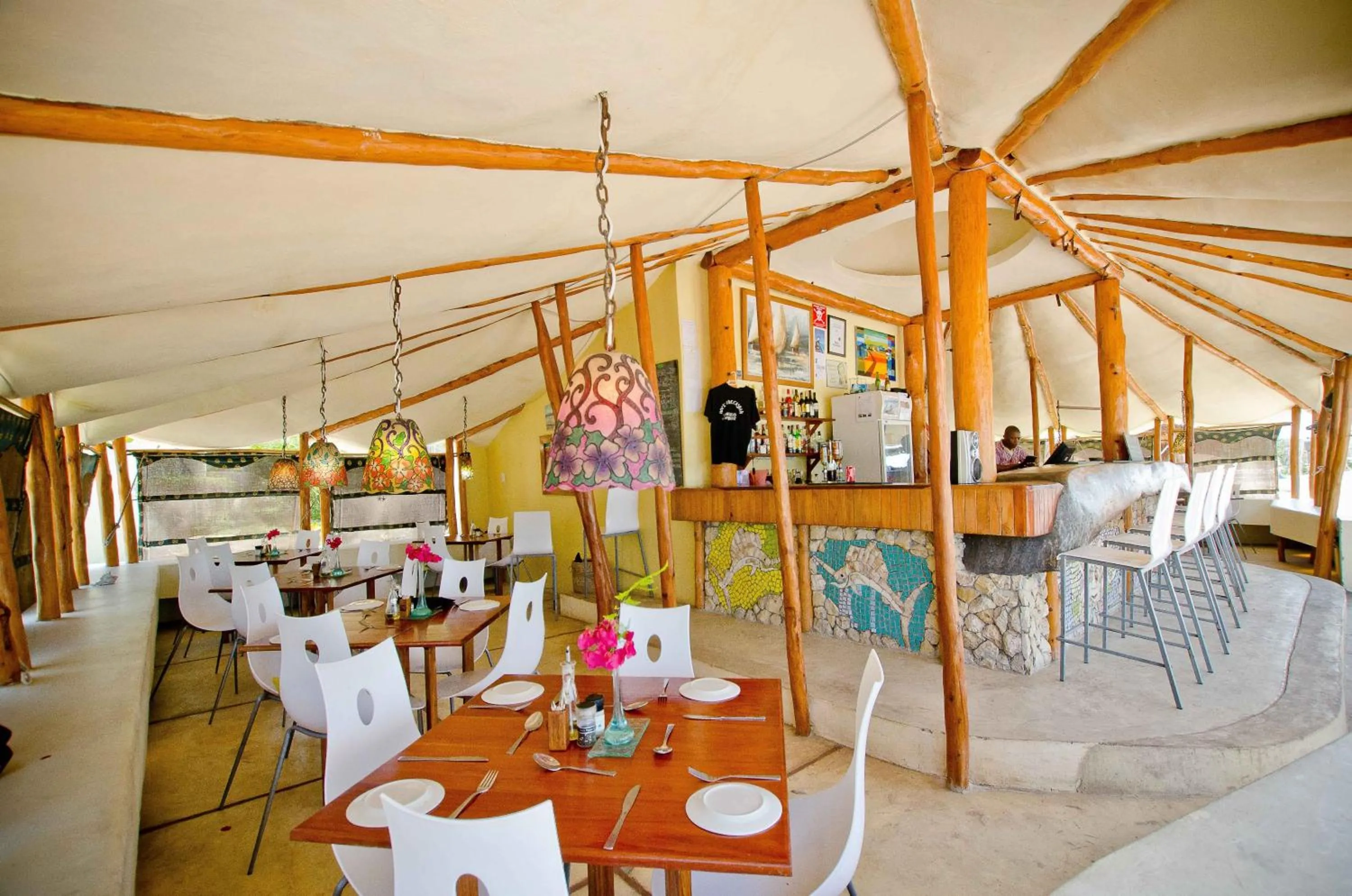 Dining area in Casa Cabana Beach