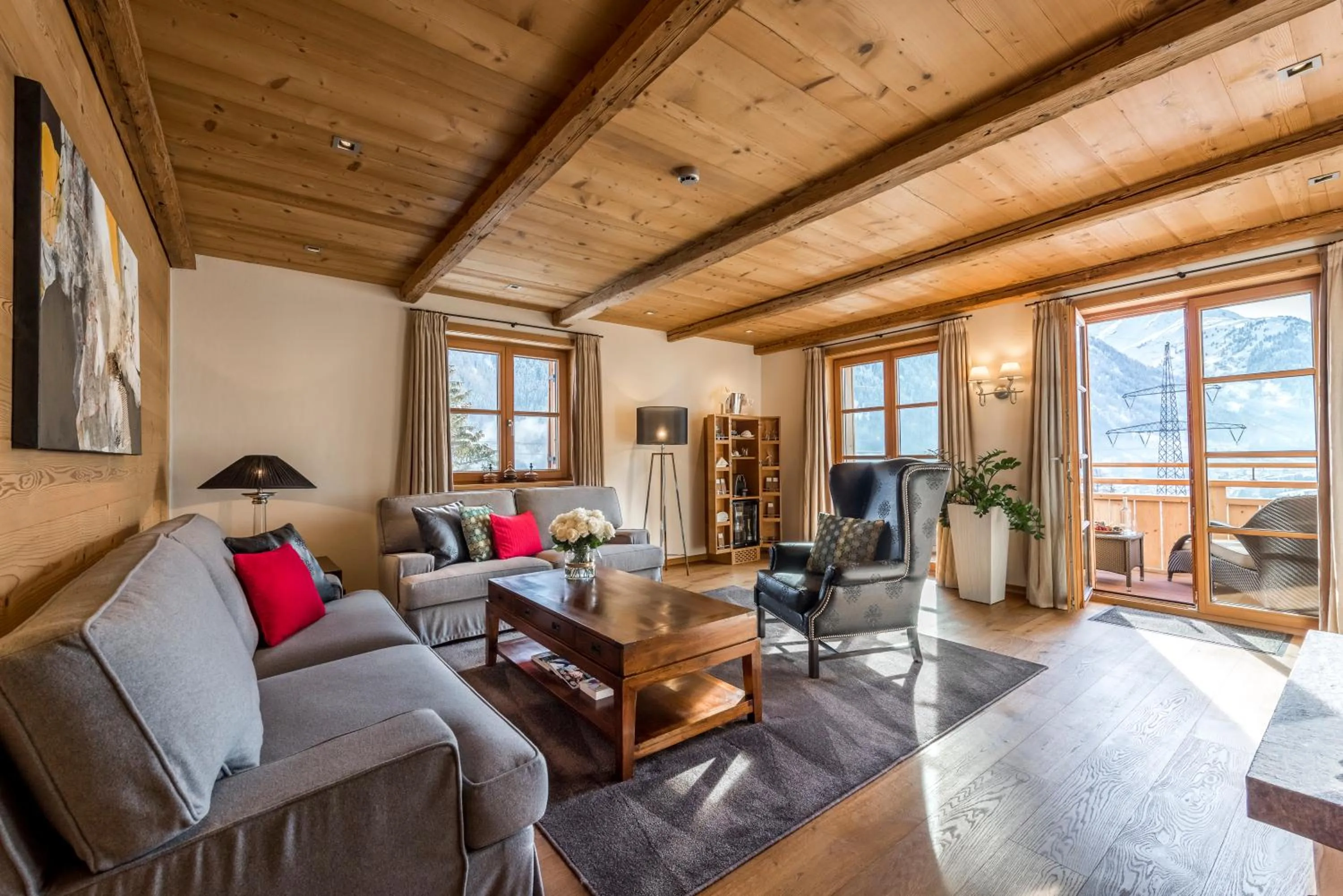 Communal lounge/ TV room in Hotel Tannenhof*****Superior