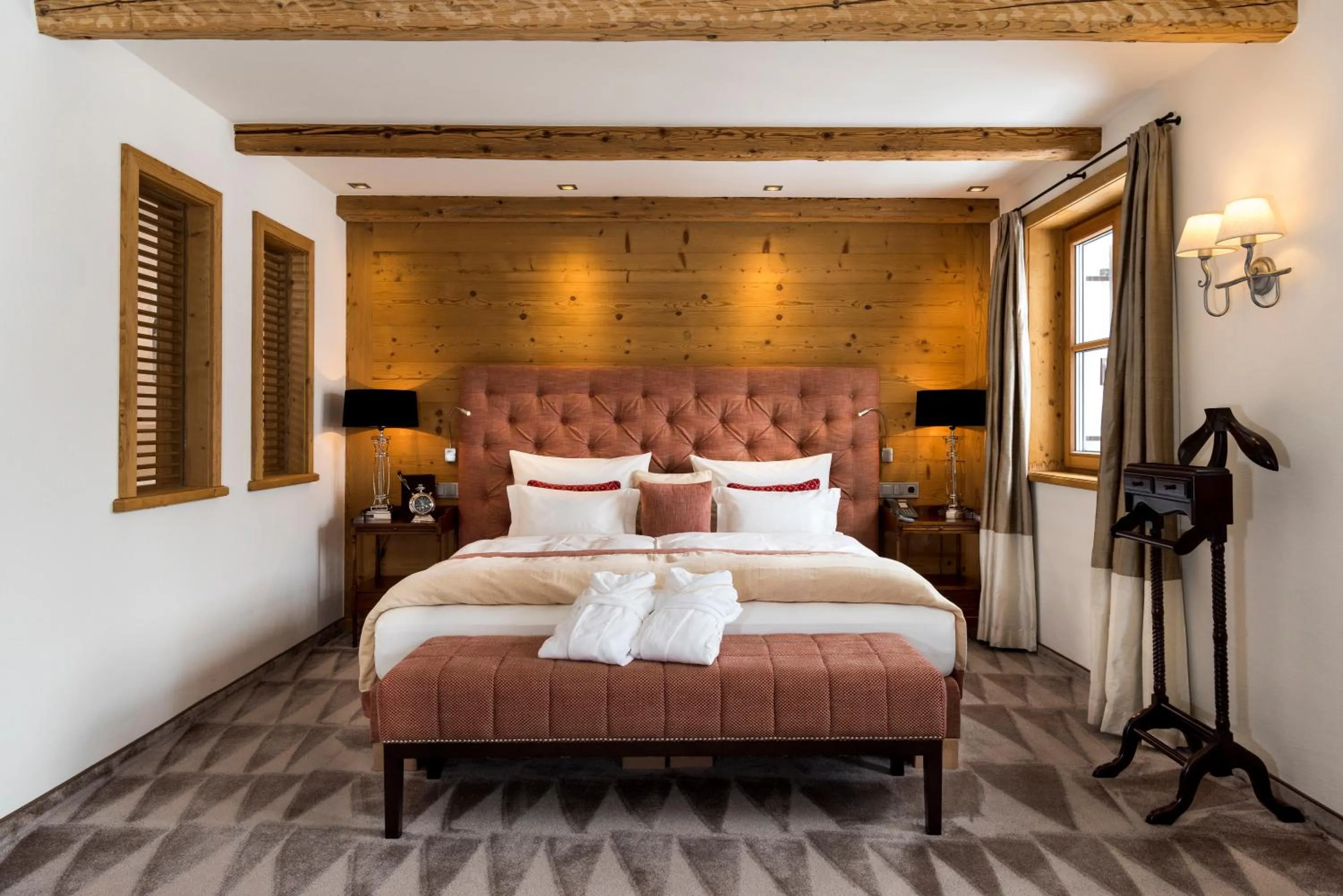 Bedroom, Bed in Hotel Tannenhof*****Superior