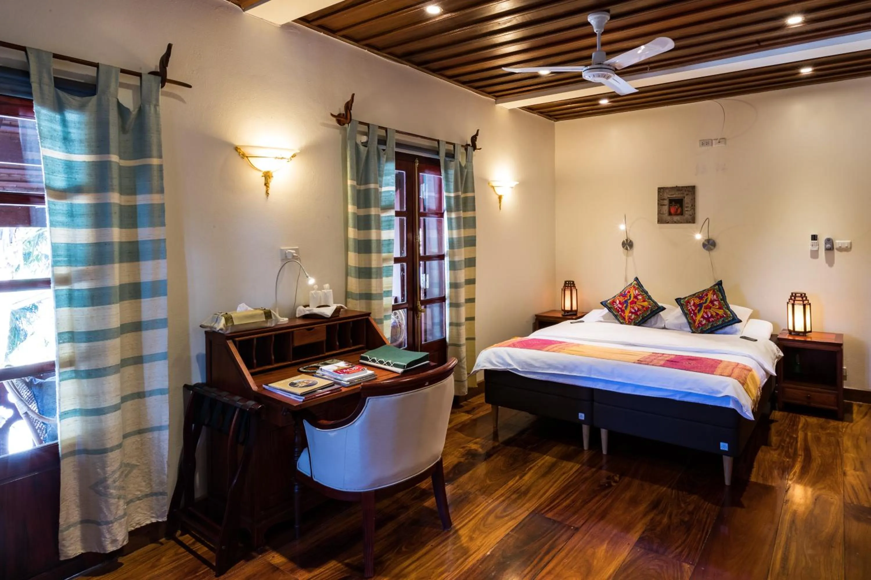 Bed in Mekong Riverview Hotel