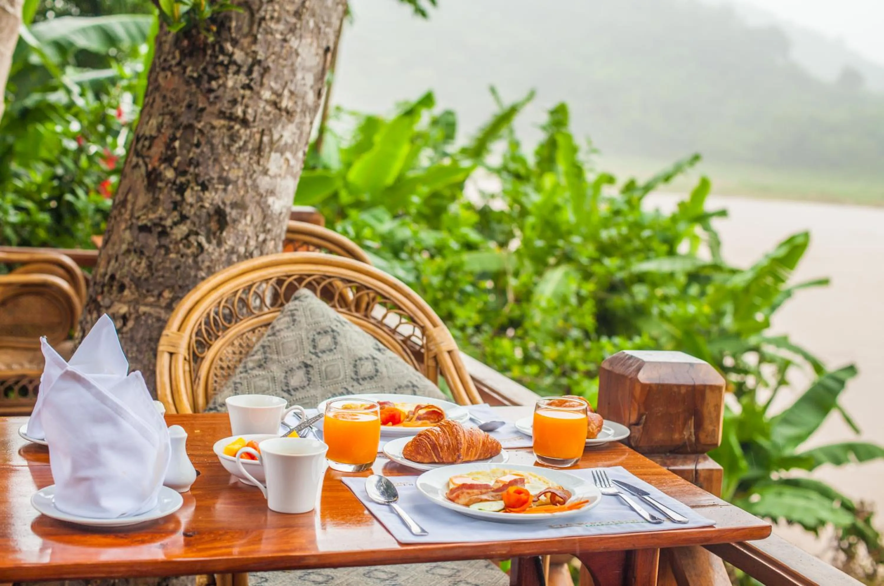 Breakfast in Mekong Riverview Hotel
