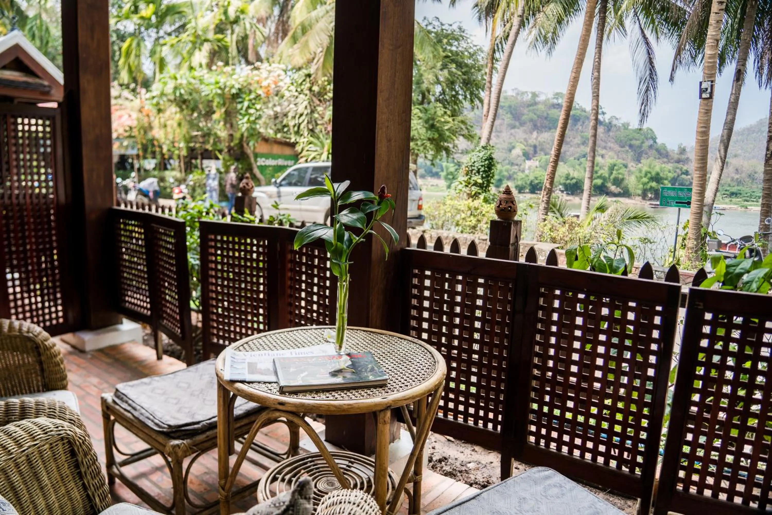 Balcony/Terrace in Mekong Riverview Hotel