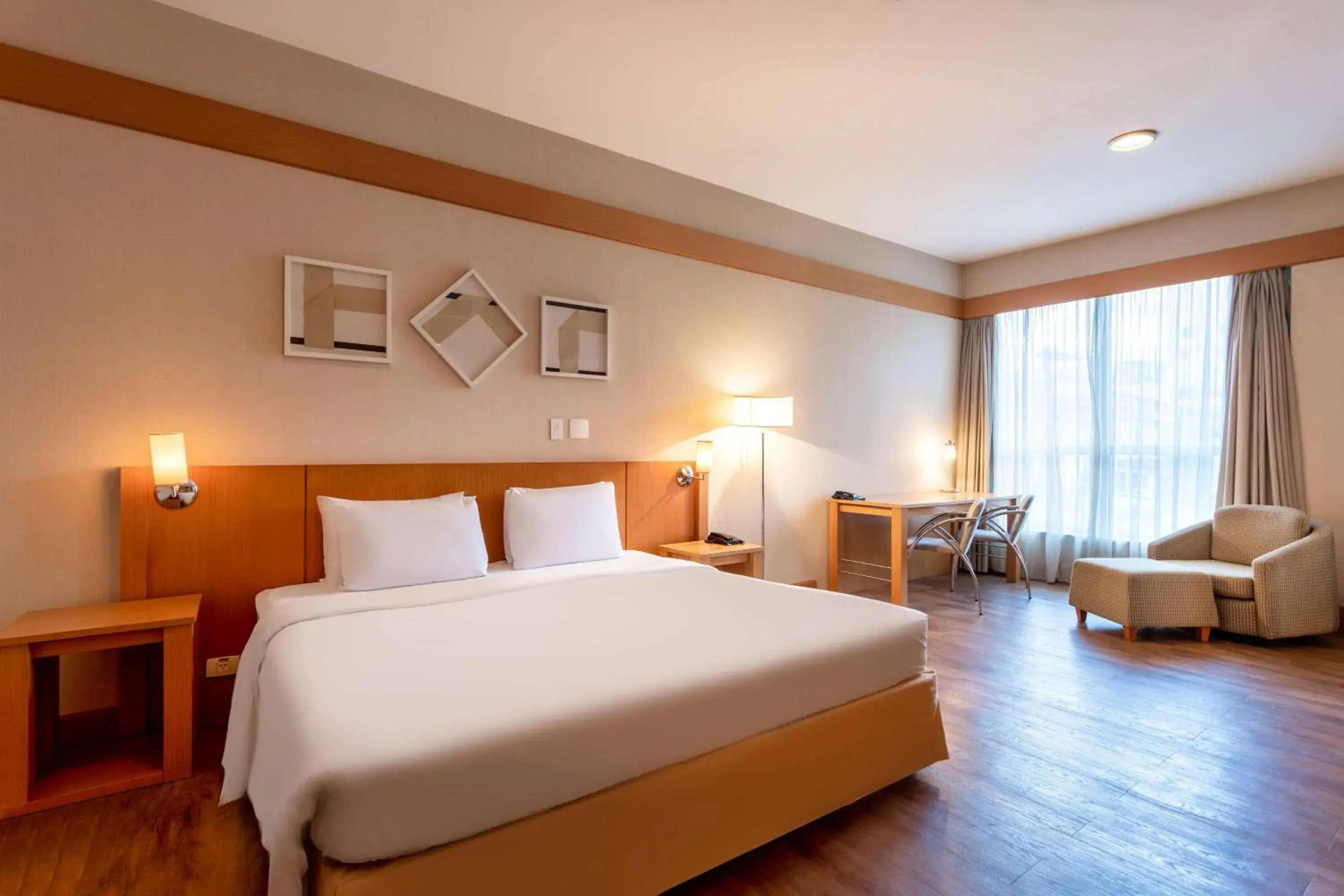 Superior Queen Room Non Smoking in Wyndham Garden São Paulo Convention Nortel Superior Queen Room Non Smoking in Wyndham Garden São Paulo Convention Nortel