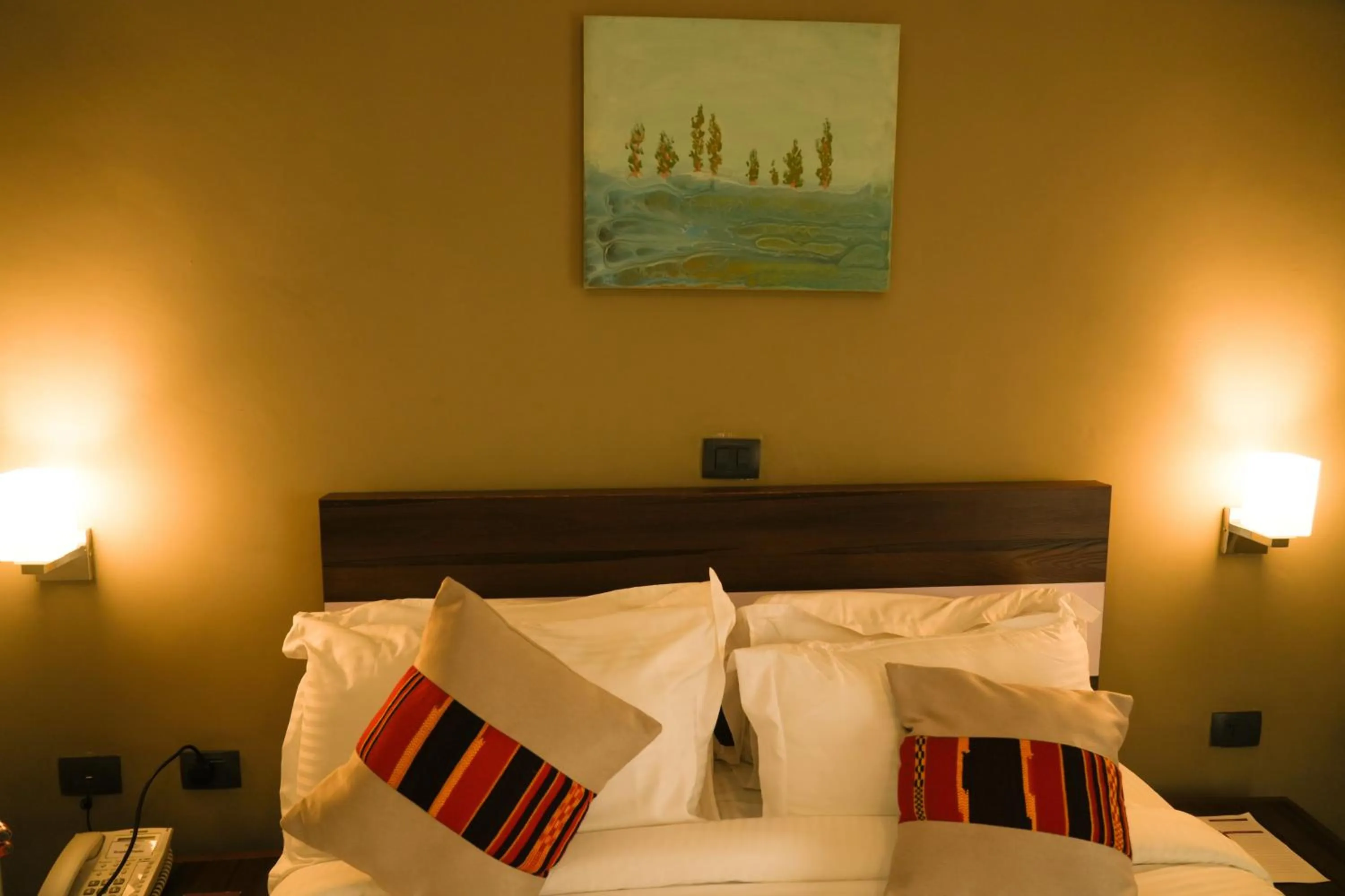 Bed in Haile Hotel Wolaita