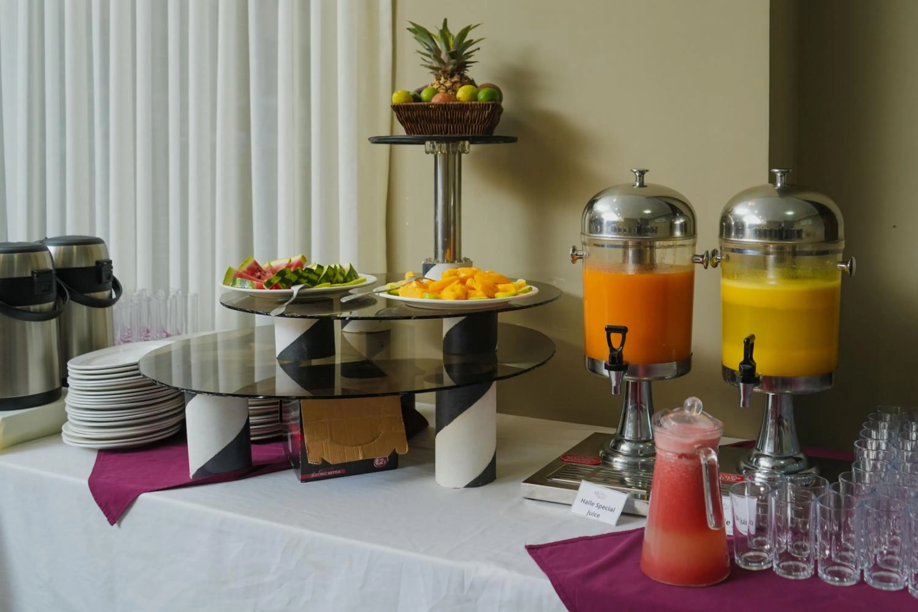 Breakfast in Haile Hotel Wolaita