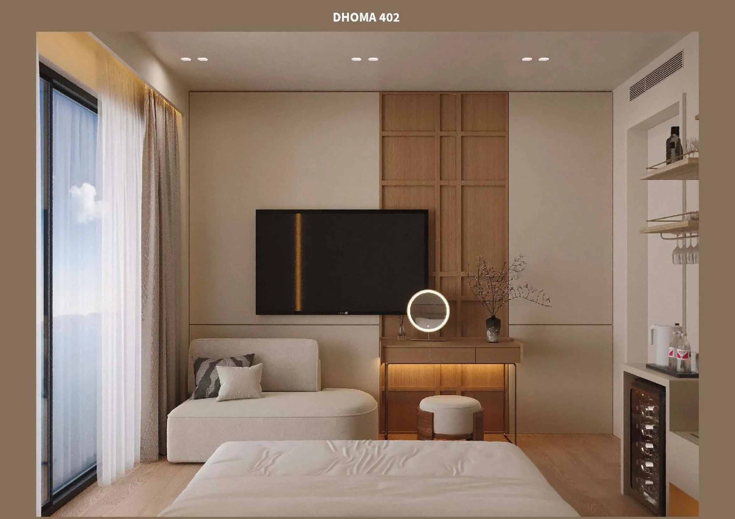 Bed in Coral Hotel & Resort