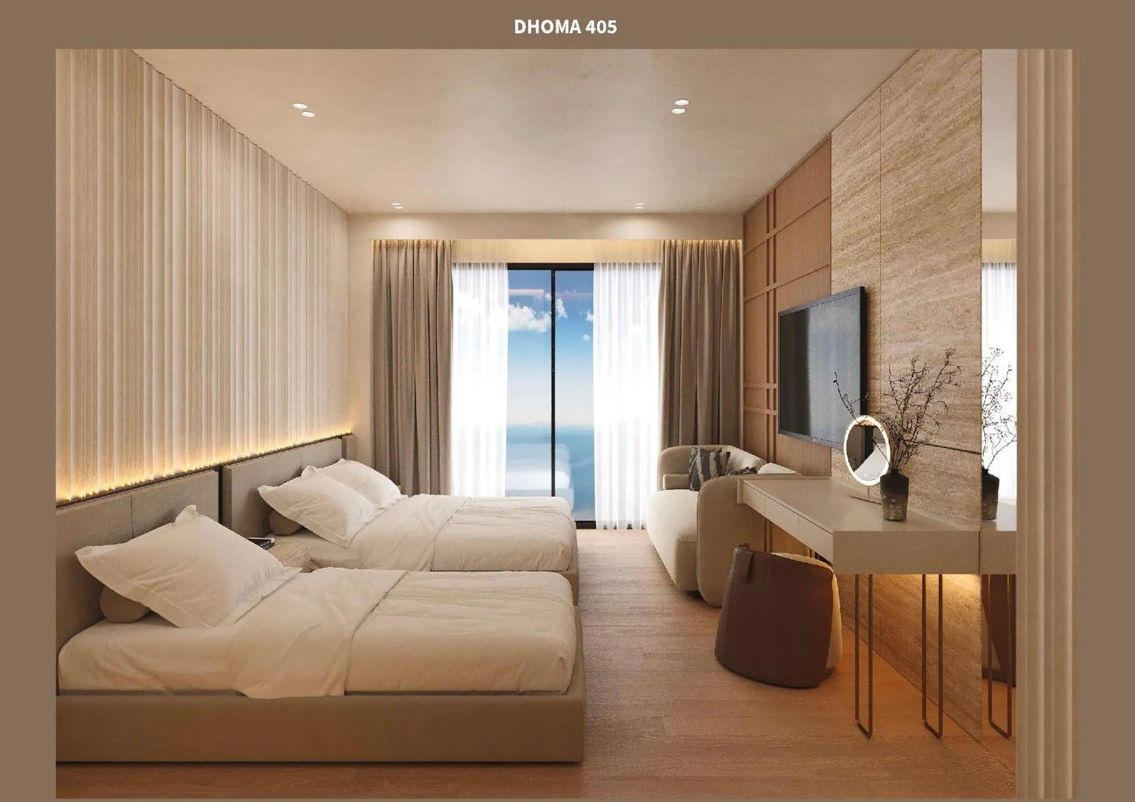 Bed in Coral Hotel & Resort