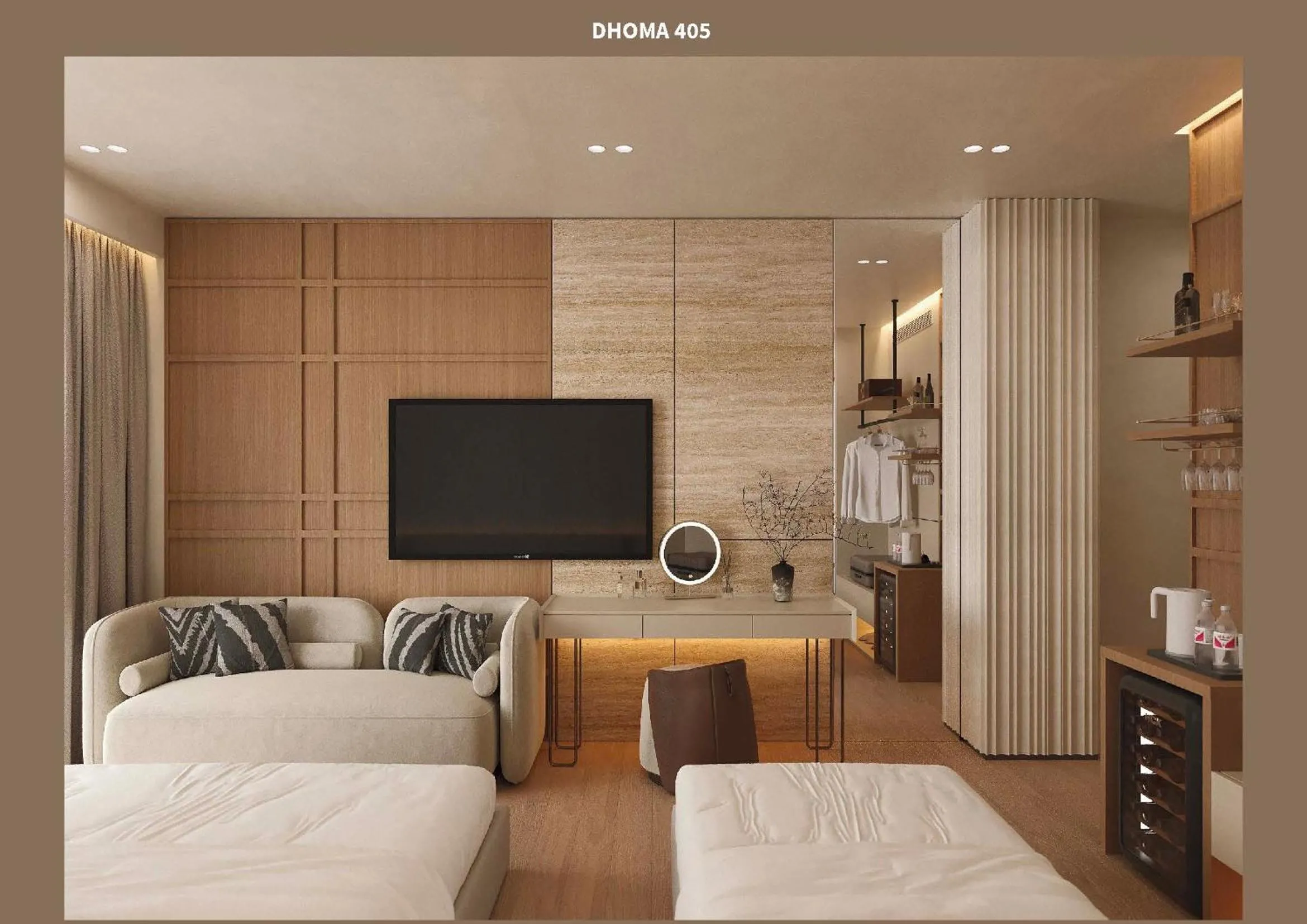 Bed in Coral Hotel & Resort