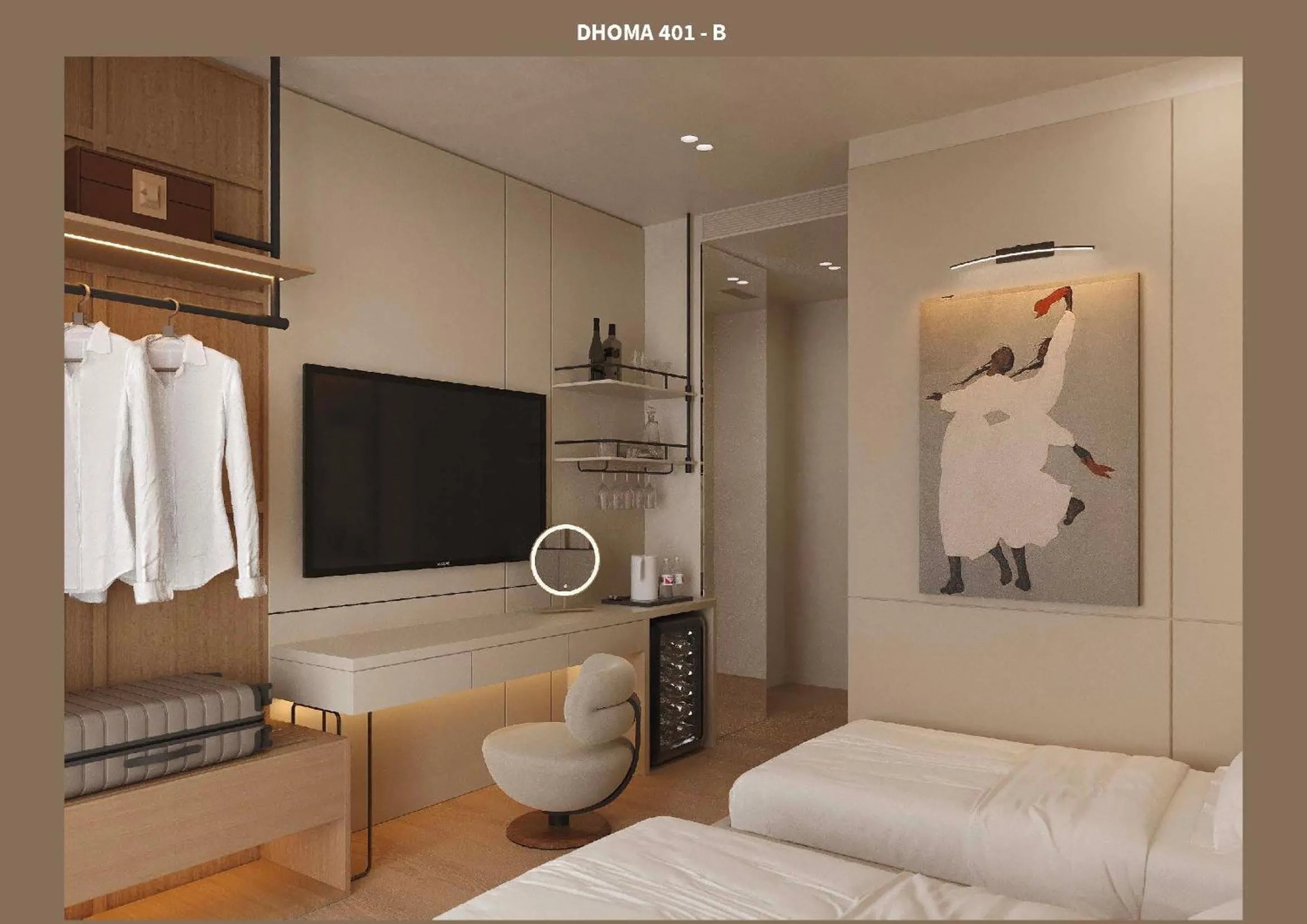 Bed in Coral Hotel & Resort
