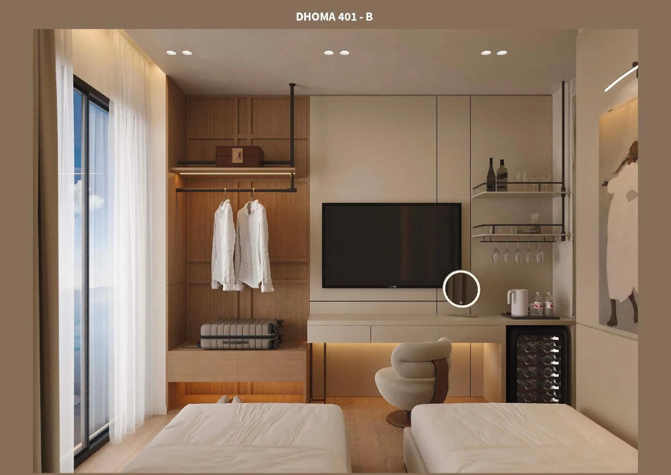 Bed in Coral Hotel & Resort