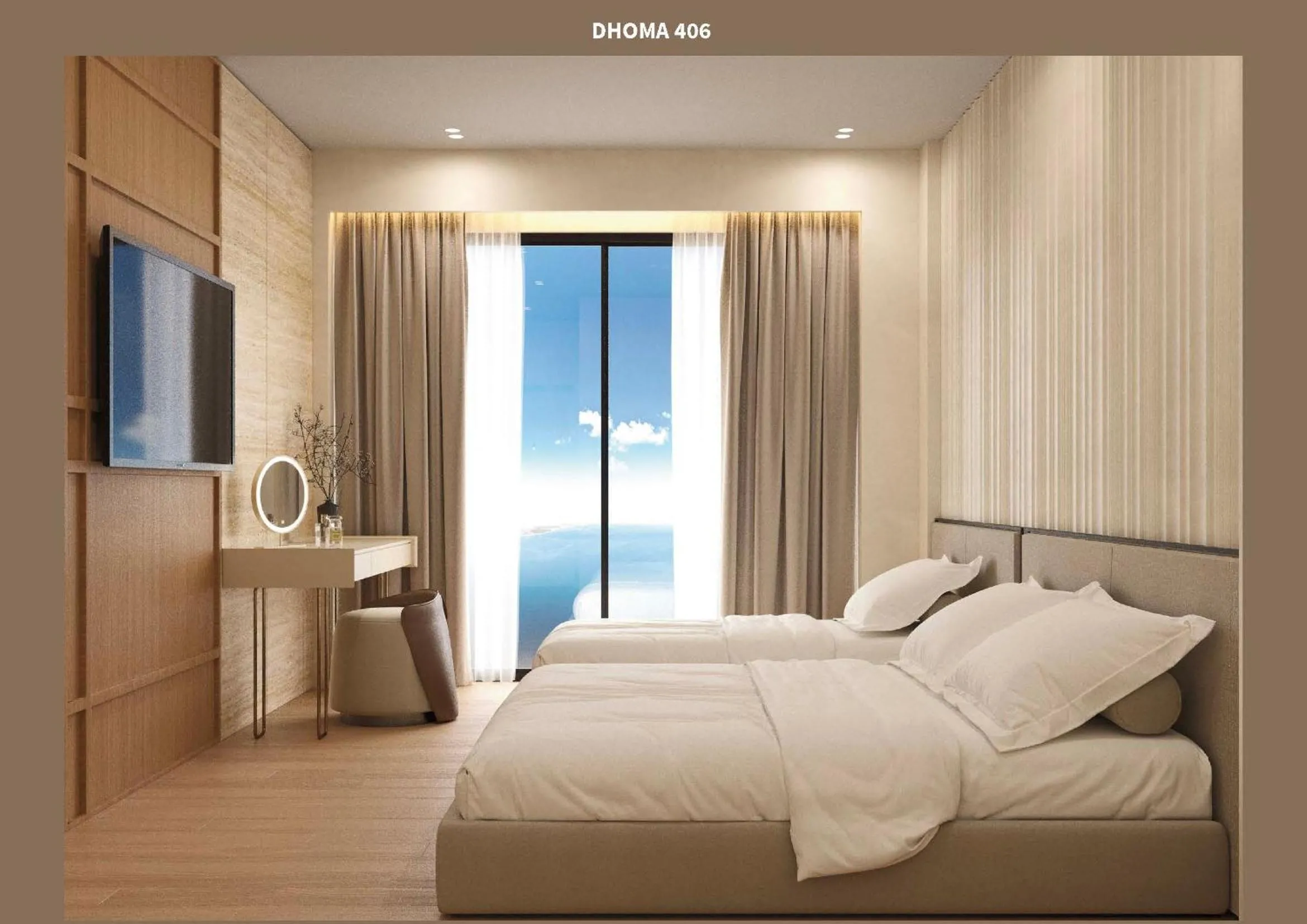 Bed in Coral Hotel & Resort